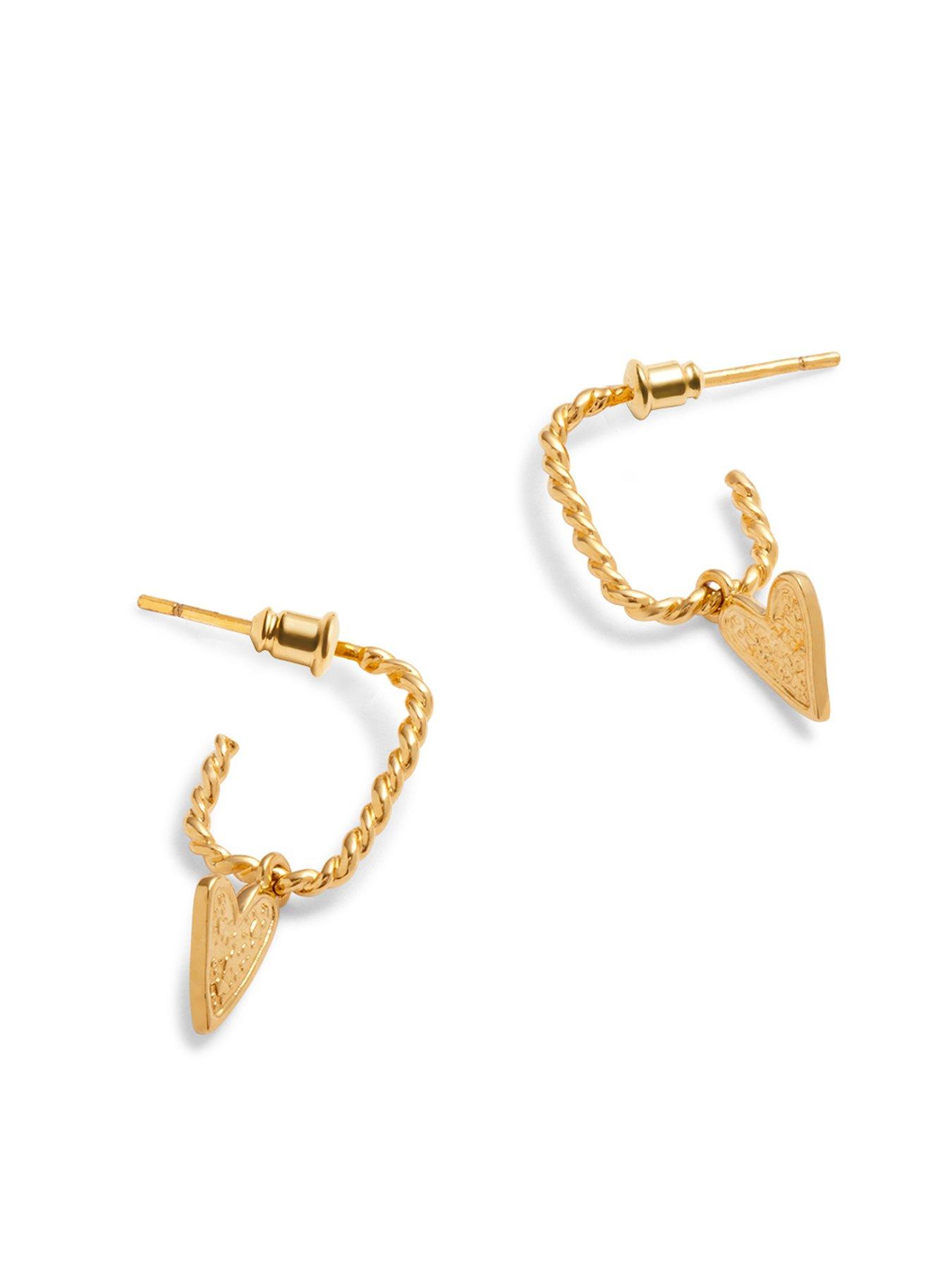  image of katie-loxton-eros-waterproof-gold-earrings