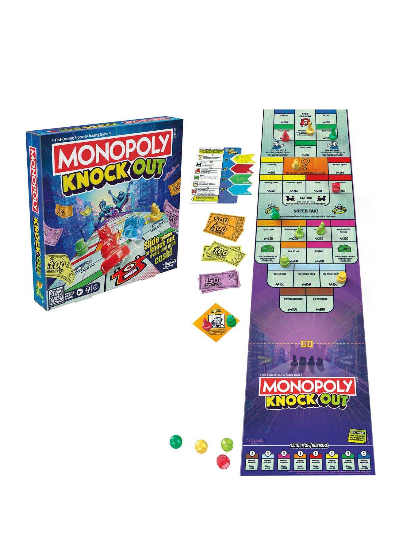 front image of monopoly-knockout-family-party-game