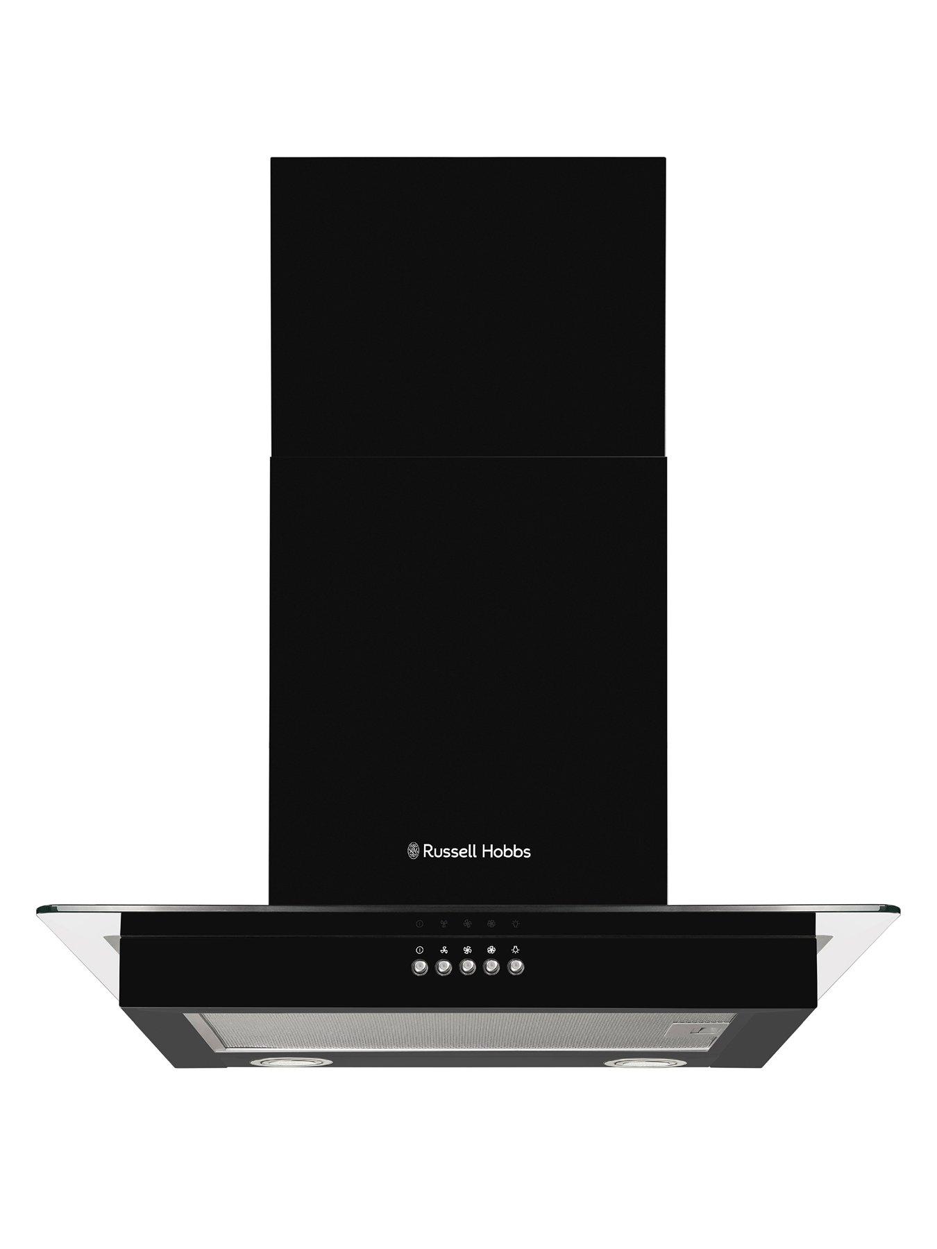  image of russell-hobbs-rhfgch601b-60cm-flat-chimney-cooker-hood