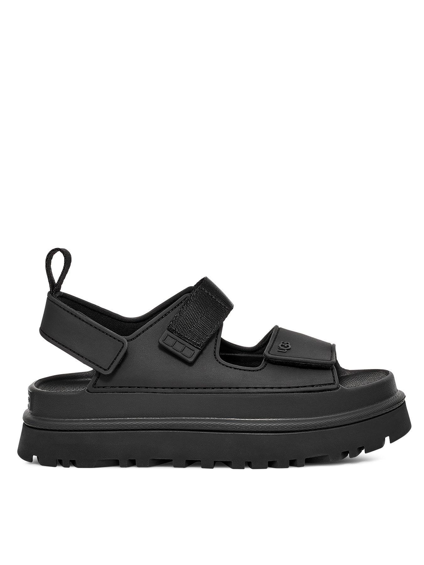 ugg-goldenglownbspsandals-black