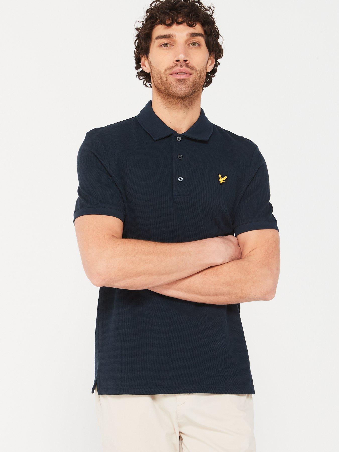  image of lyle-scott-milano-polo-shirt-navy