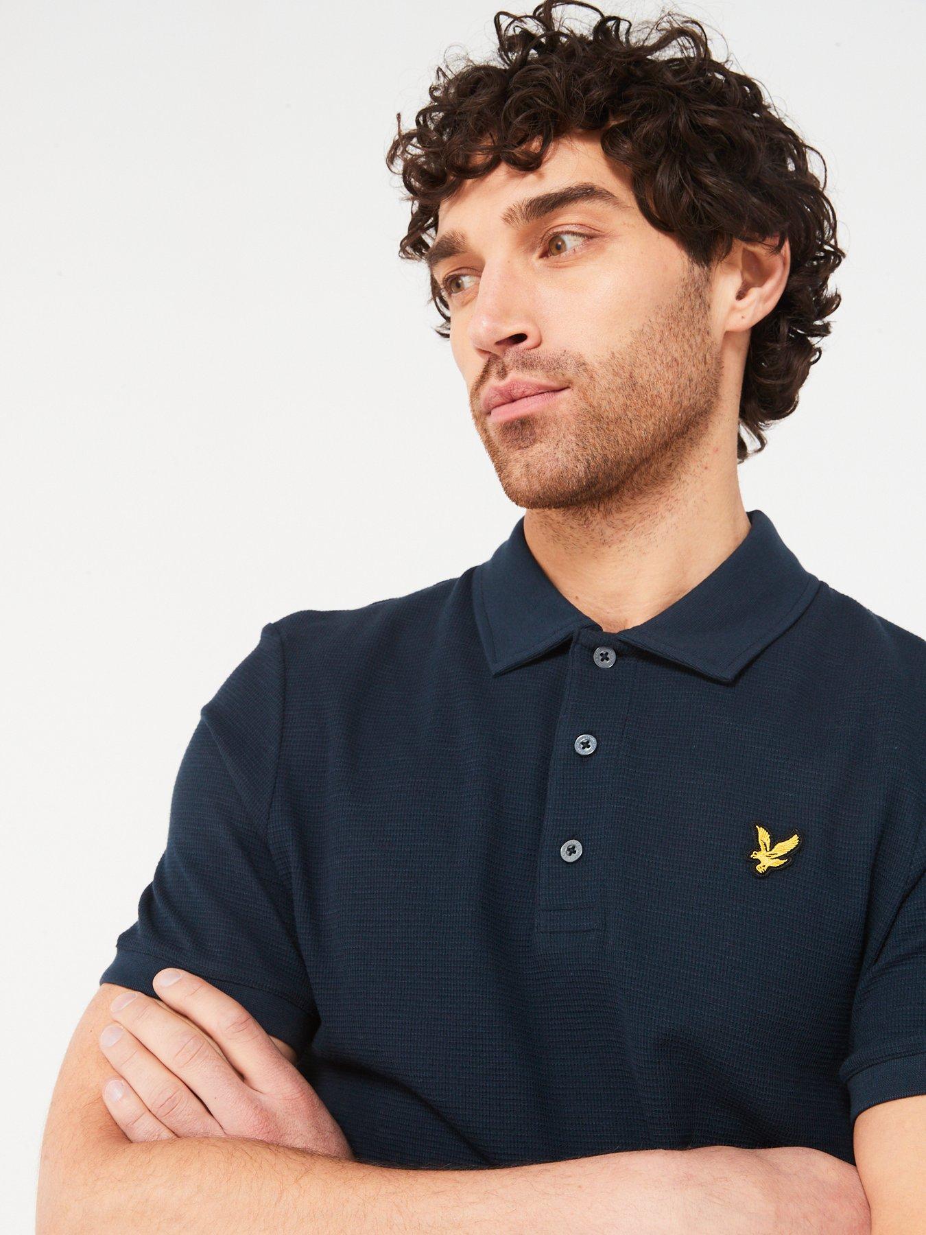  image of lyle-scott-milano-polo-shirt-navy