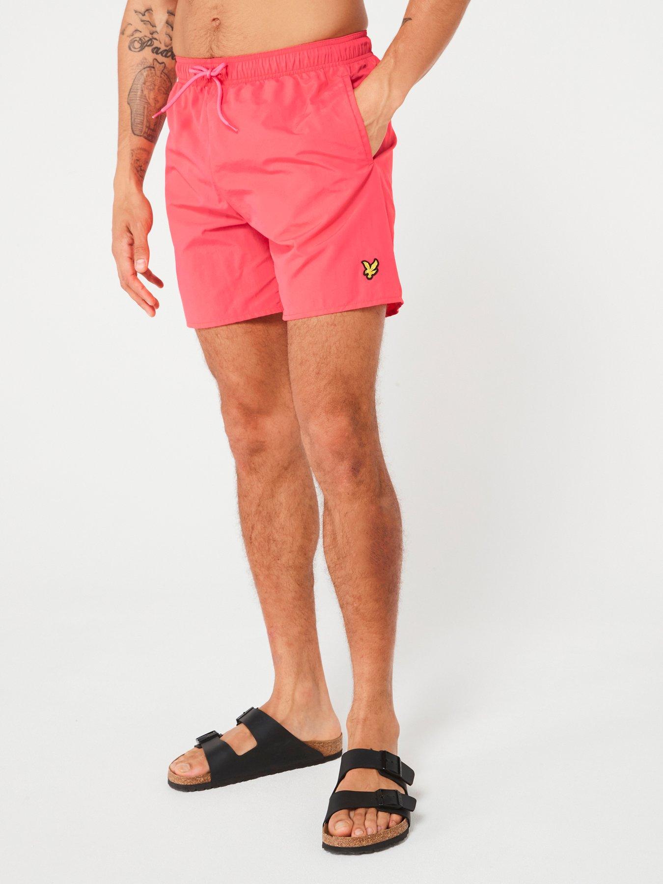 Bright pink swim shorts clearance