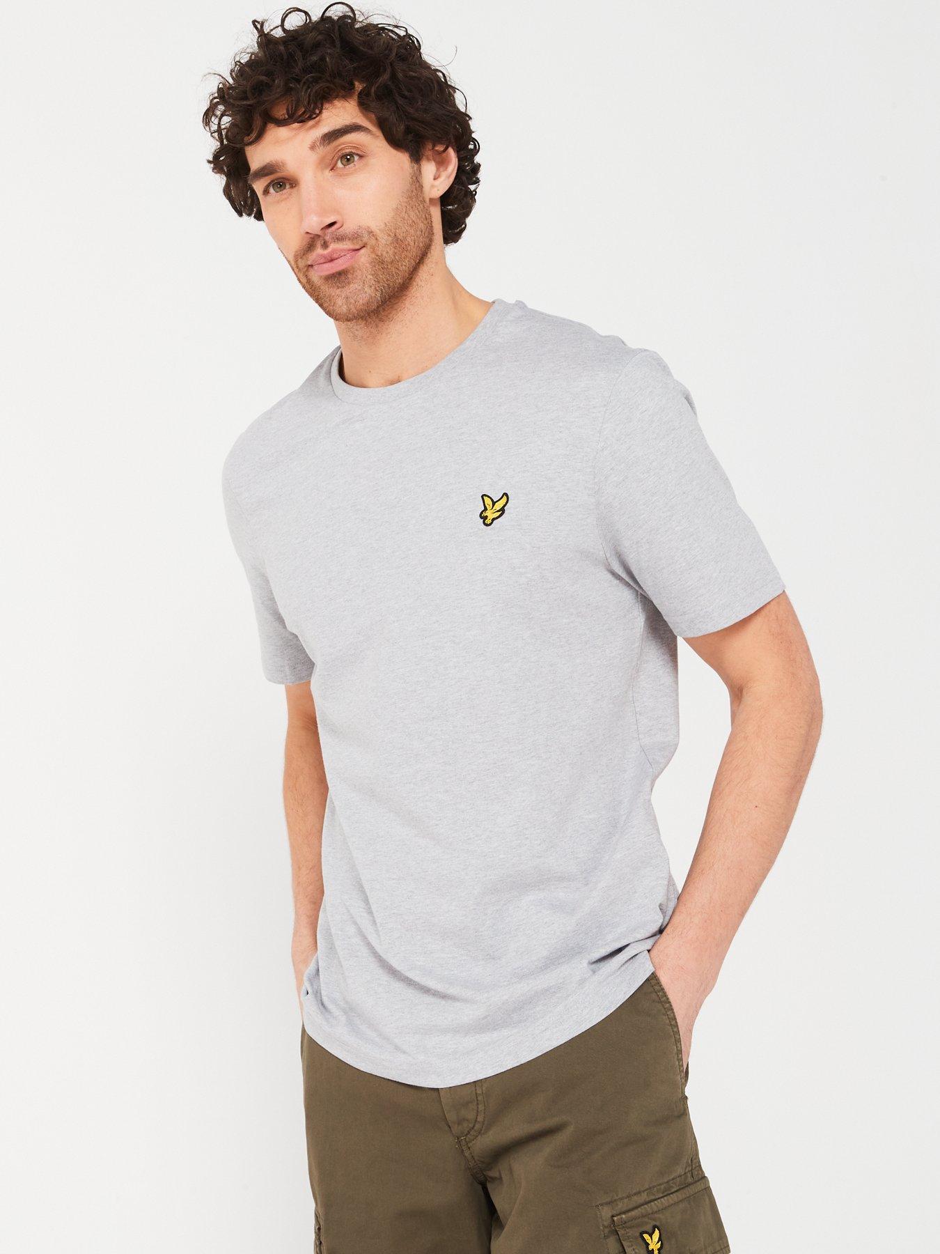 Lyle & Scott Regular Fit Plain T-Shirt - Light Grey