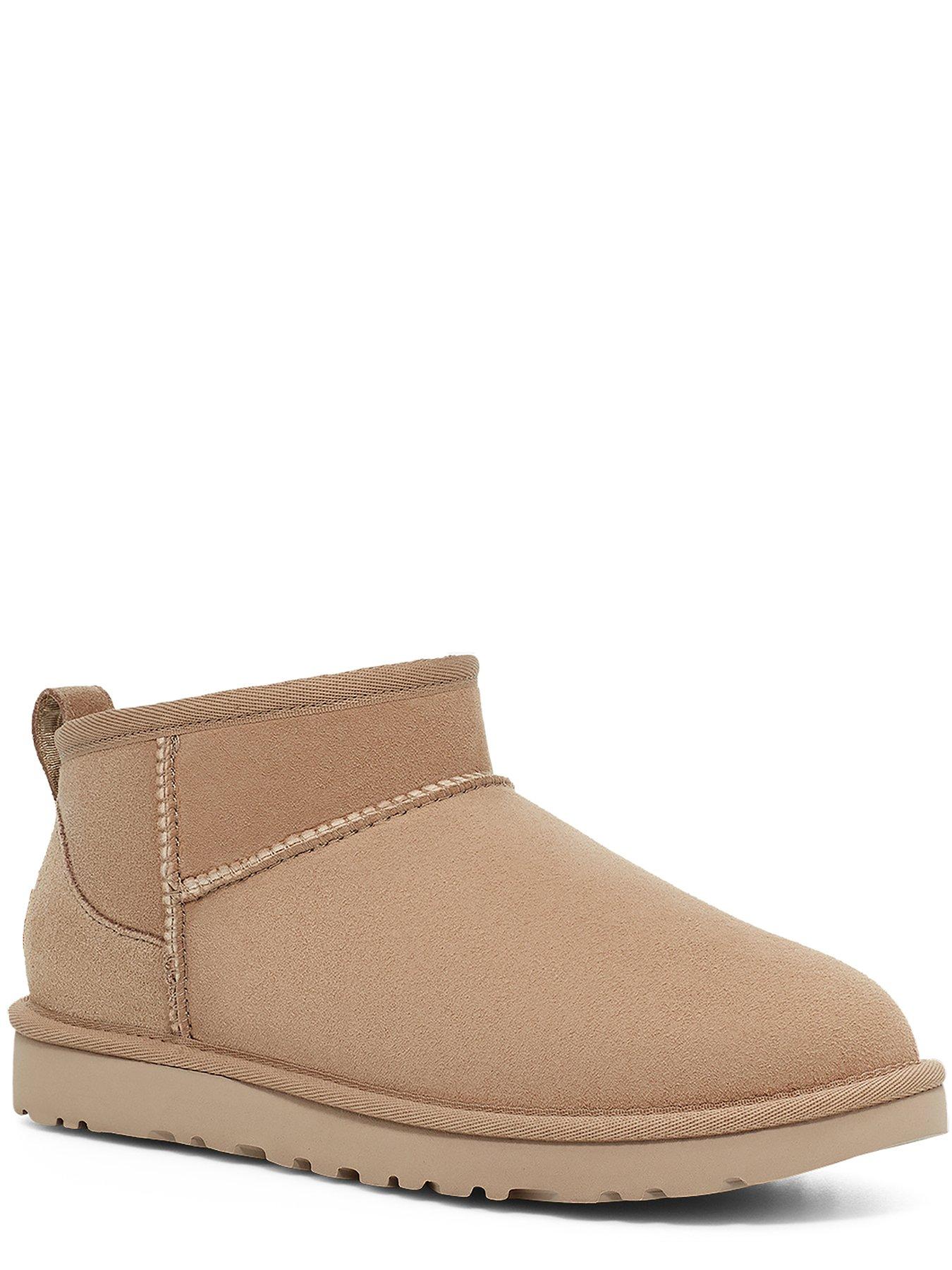  image of ugg-womens-classic-ultra-mini-boots-sand