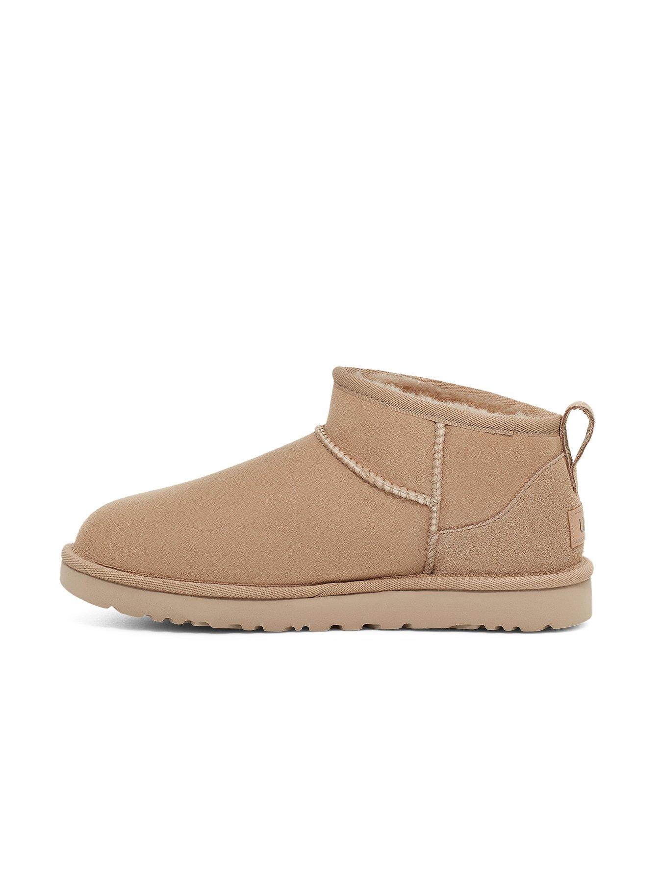  image of ugg-womens-classic-ultra-mini-boots-sand