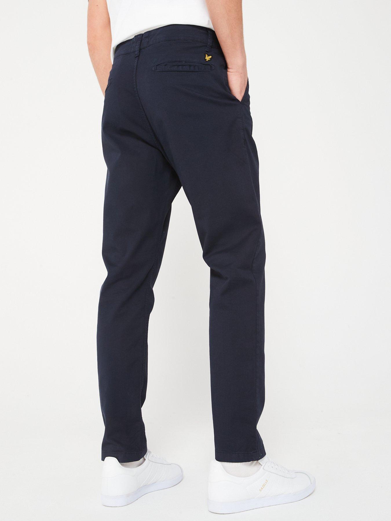 Pantalon Chino Homme Lyle & Scott Marine Foncé - Tailles 30, 36, 38