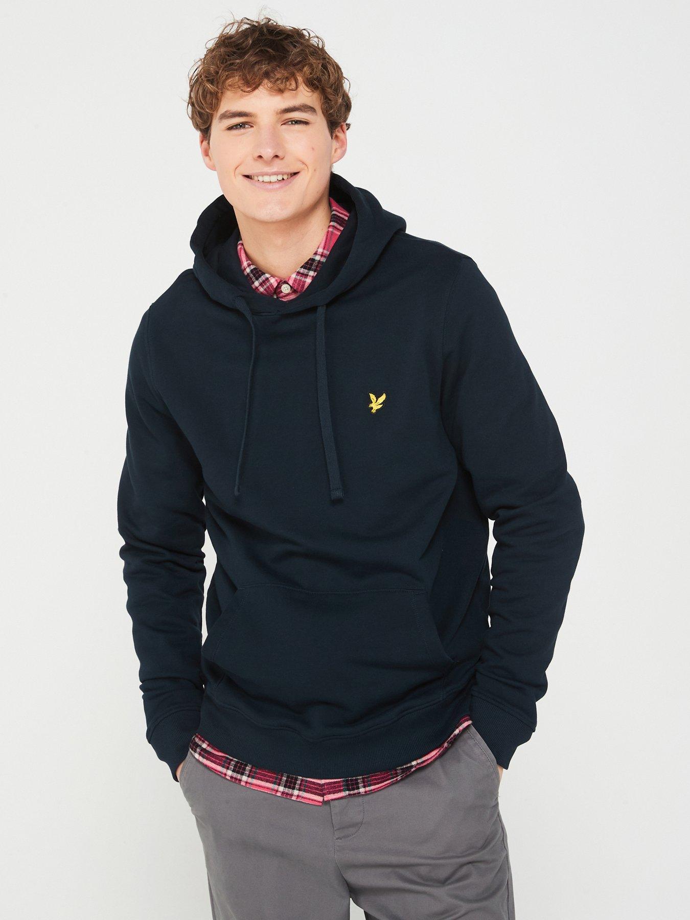 Pullover hoodie on sale lyle & scott