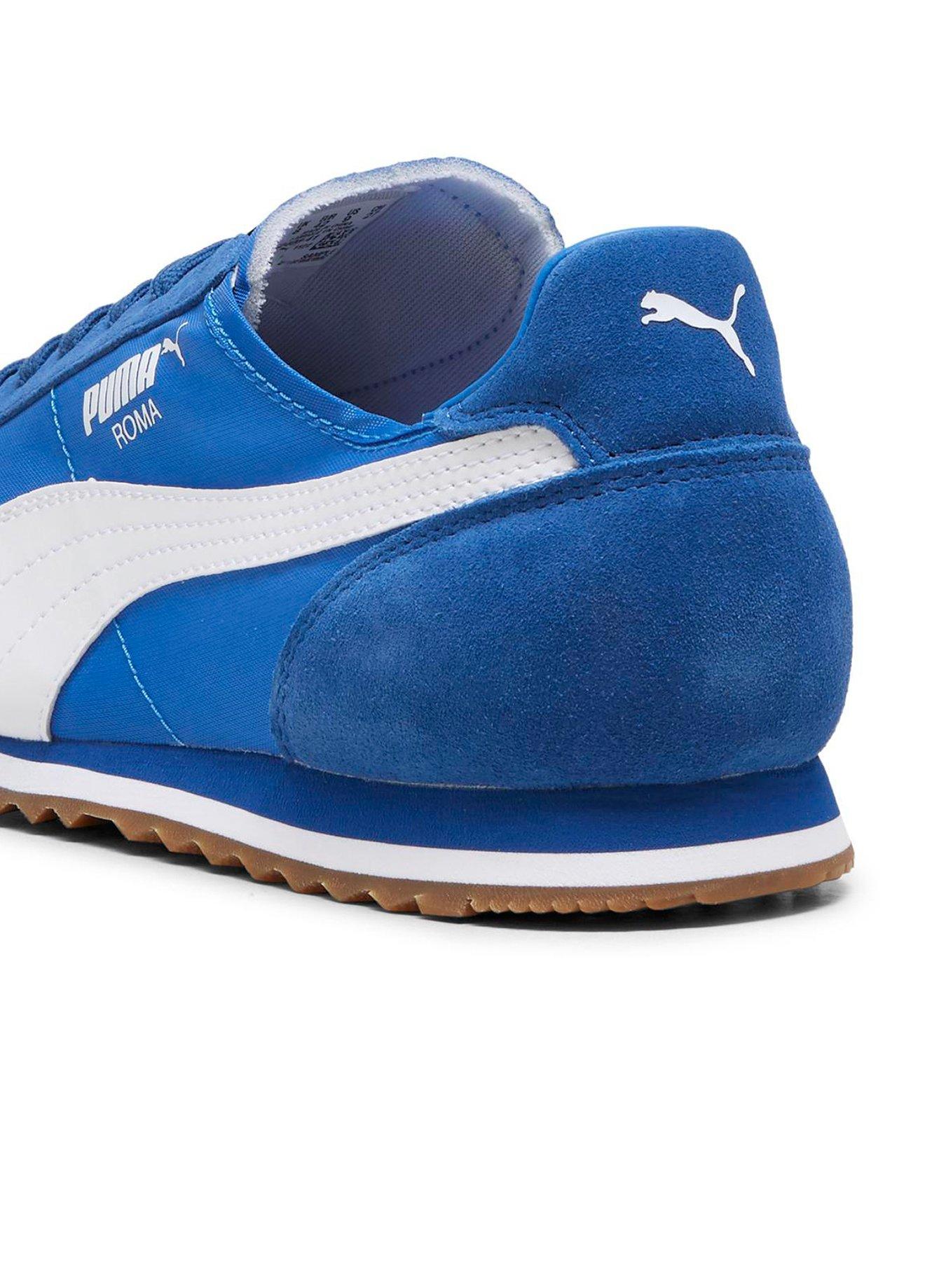 Puma Mens Roma Og Nylon Trainers Blue littlewoods