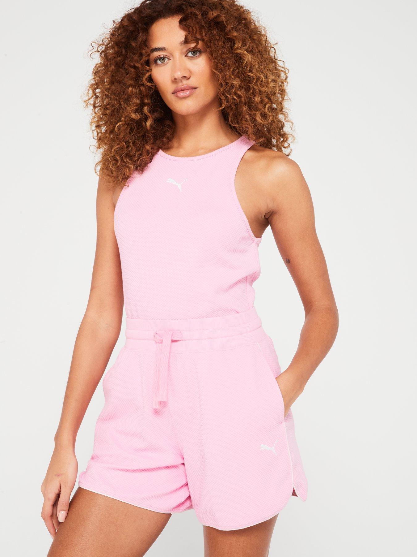 Pink puma jumpsuit deals