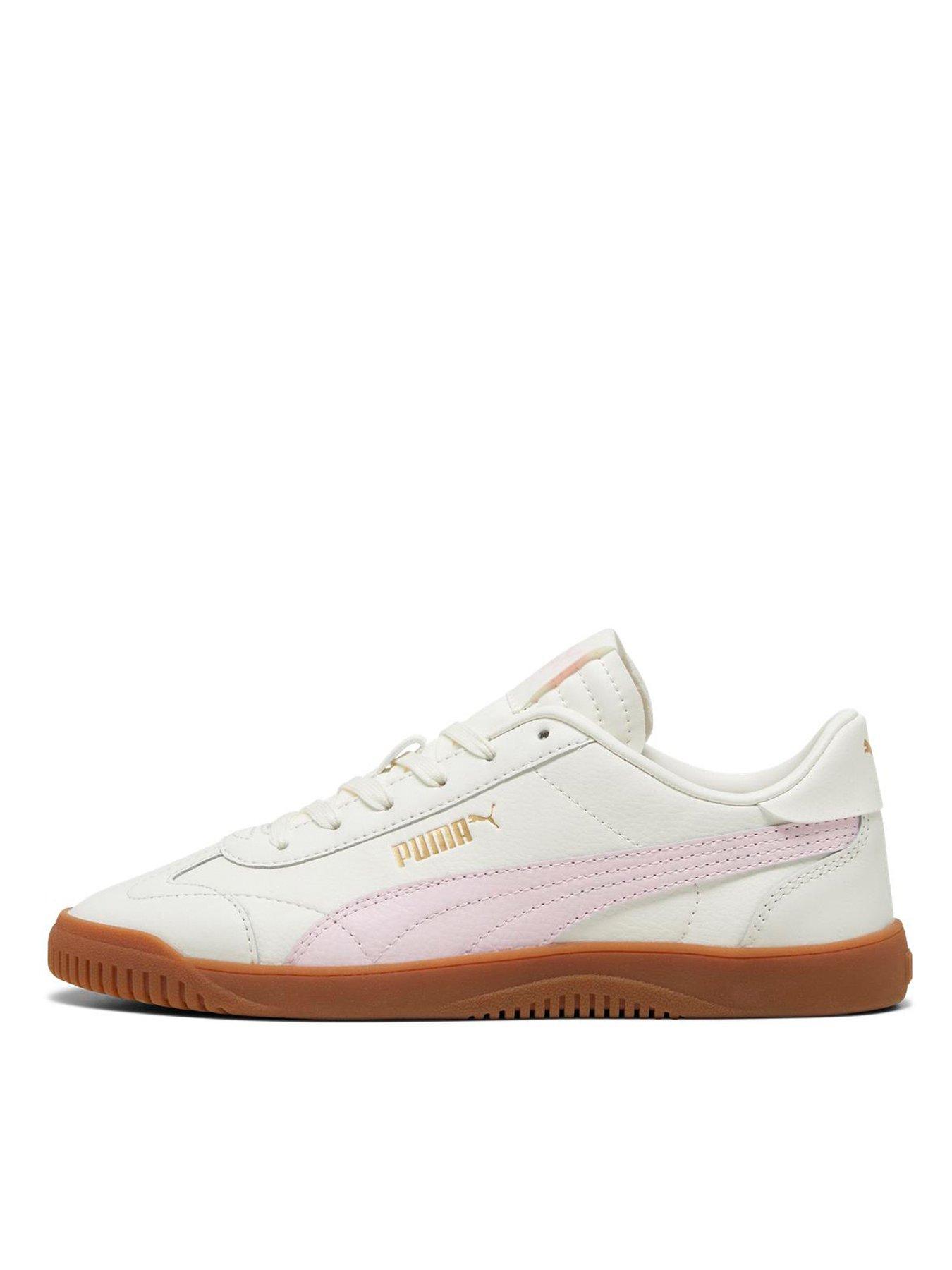 Womens Club 5v5 Trainers White pink