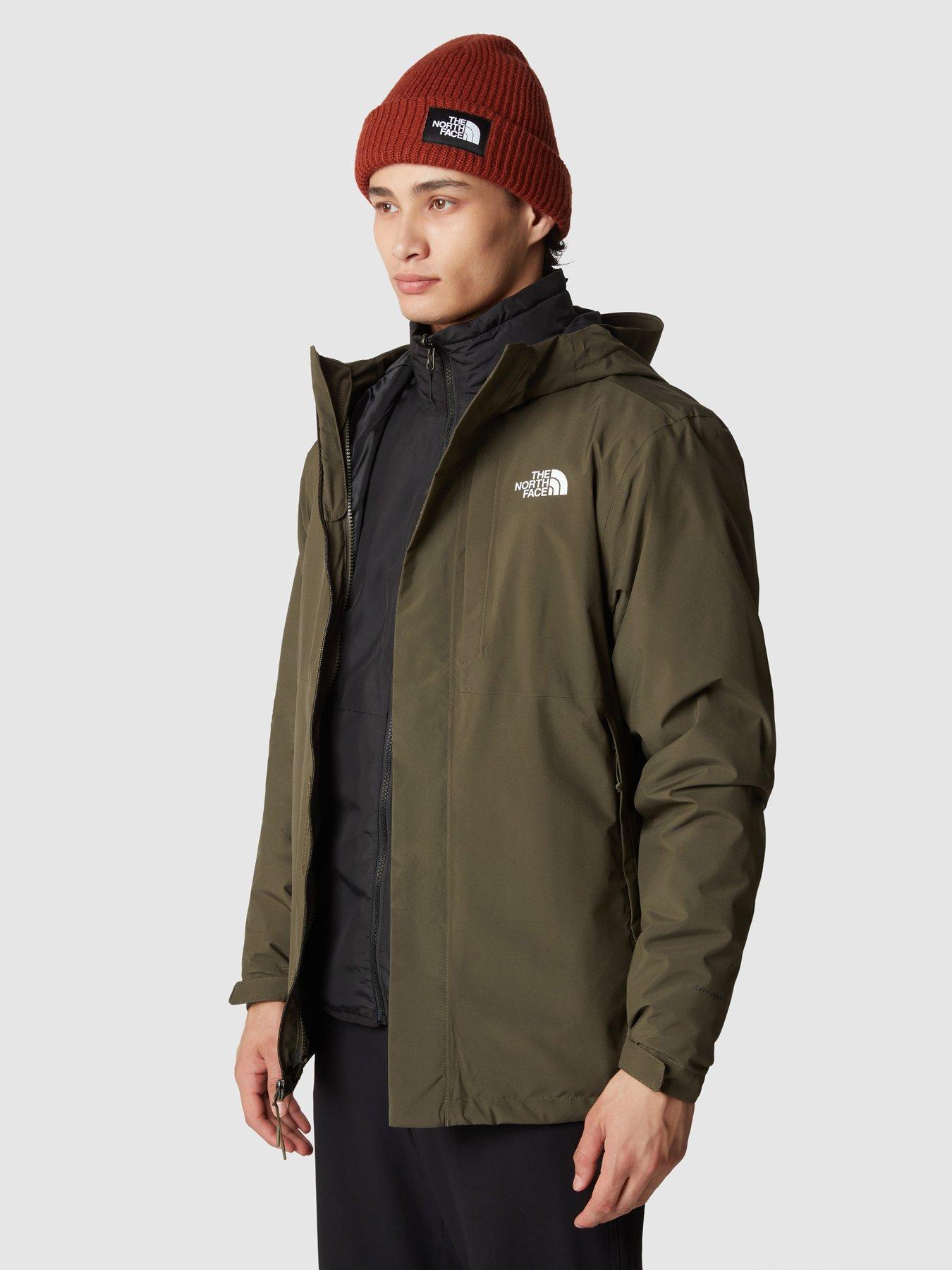 Mens green north face jacket best sale