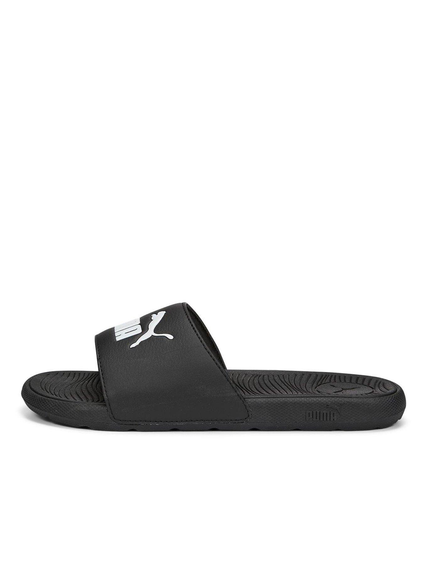 undefined Boys Older Cool Cat 2.0 Slides  - Black/White