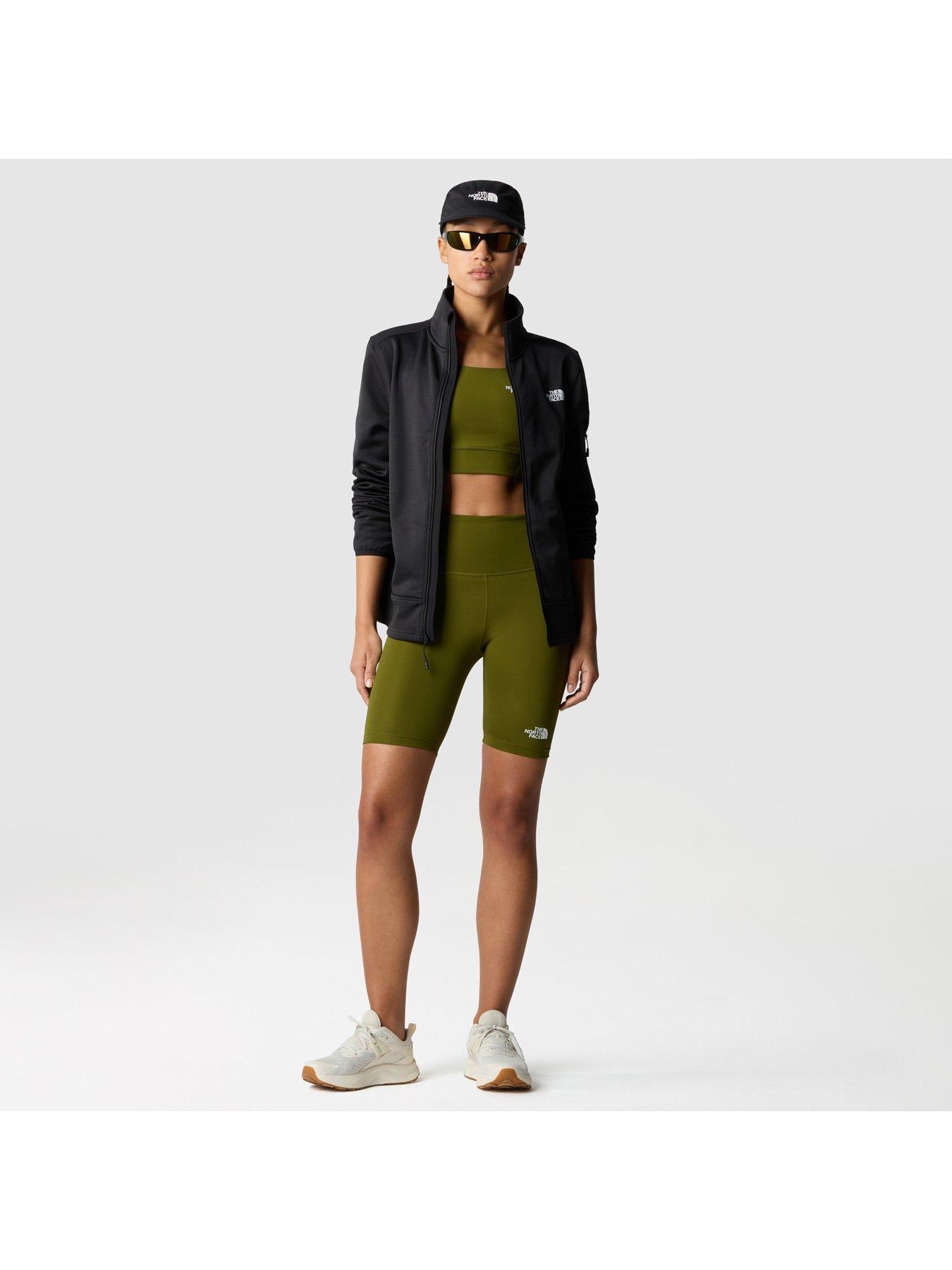  image of the-north-face-womens-flex-short-tight-olive