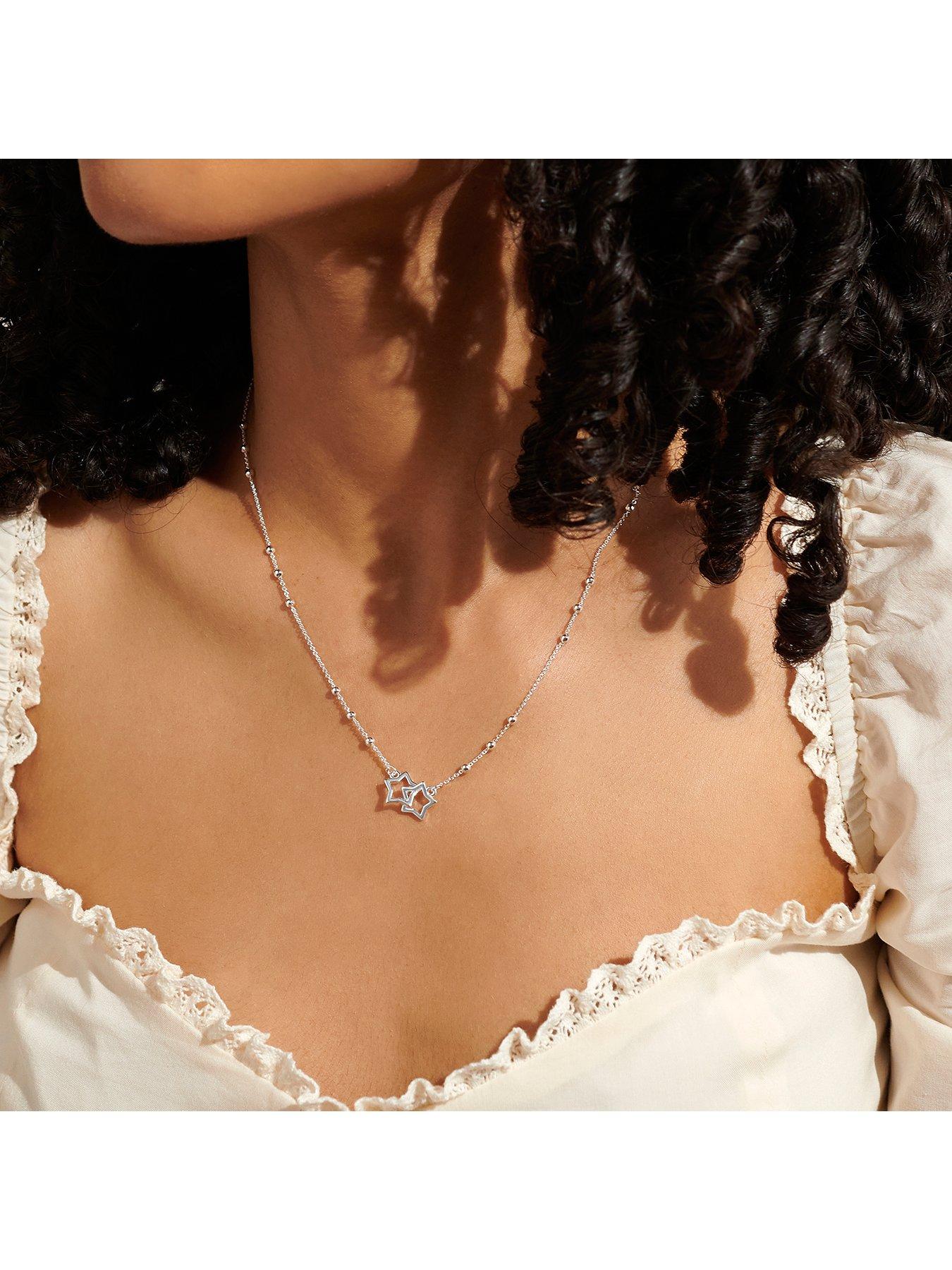  image of joma-jewellery-forever-yours-good-luck-necklace-in-silver-plating