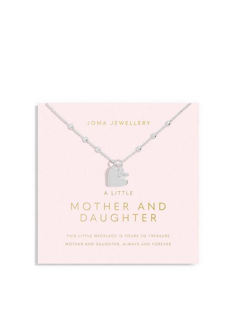 joma-jewellery-mothers-day-a-little-necklace-mother-and-daughter-silver-necklace-46cm-5cm-extender