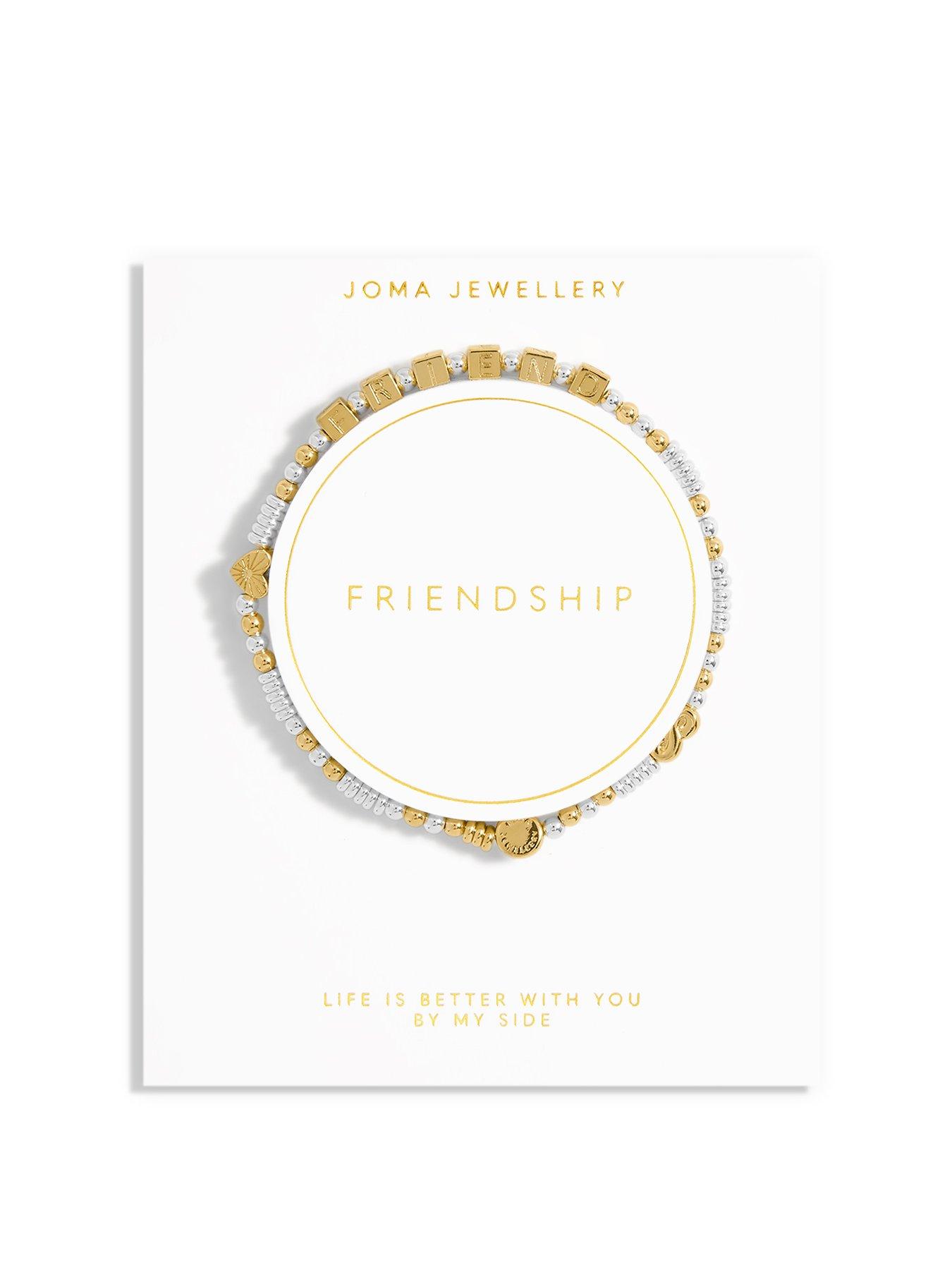 undefined Happy Little Moments Friend Bracelet In Gold Plating