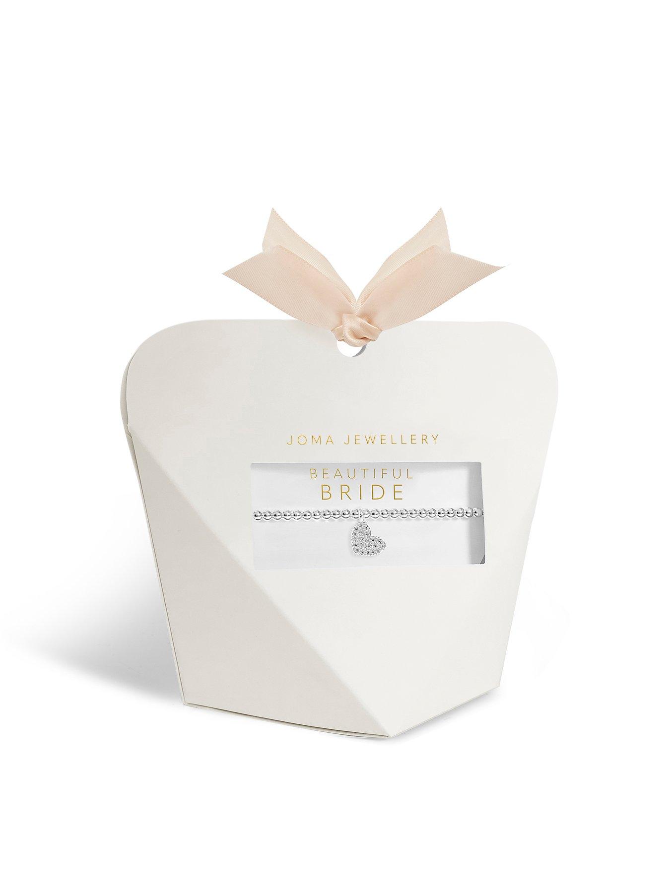 Image 4 of 4 of Joma Jewellery Bridal From The Heart Gift Box Bride Bracelet In Silver Plating