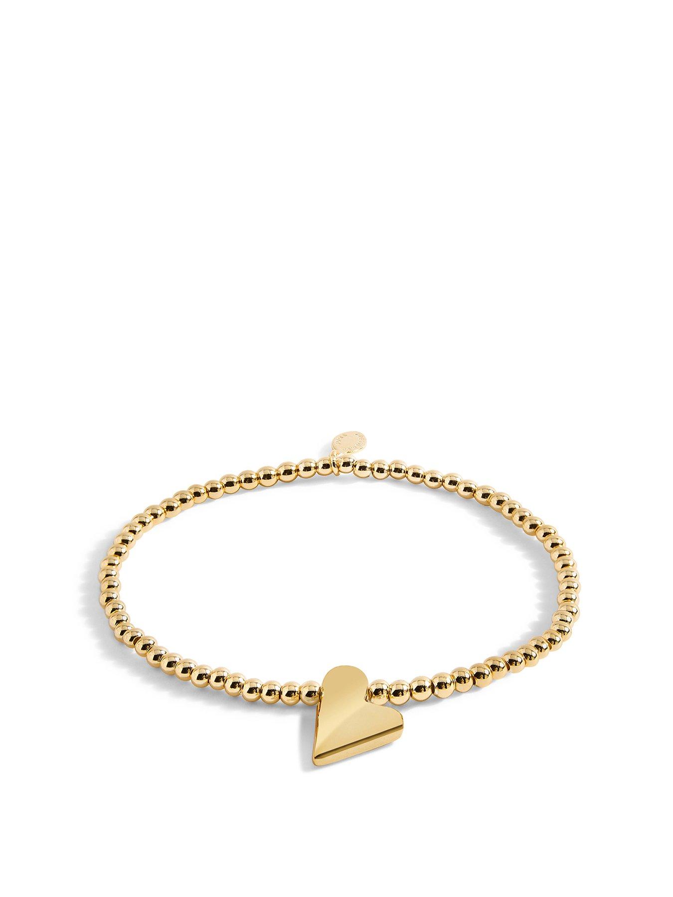 undefined GOLD A LITTLE , BEST FRIEND , Gold , Bracelet , 17.5cm stretch