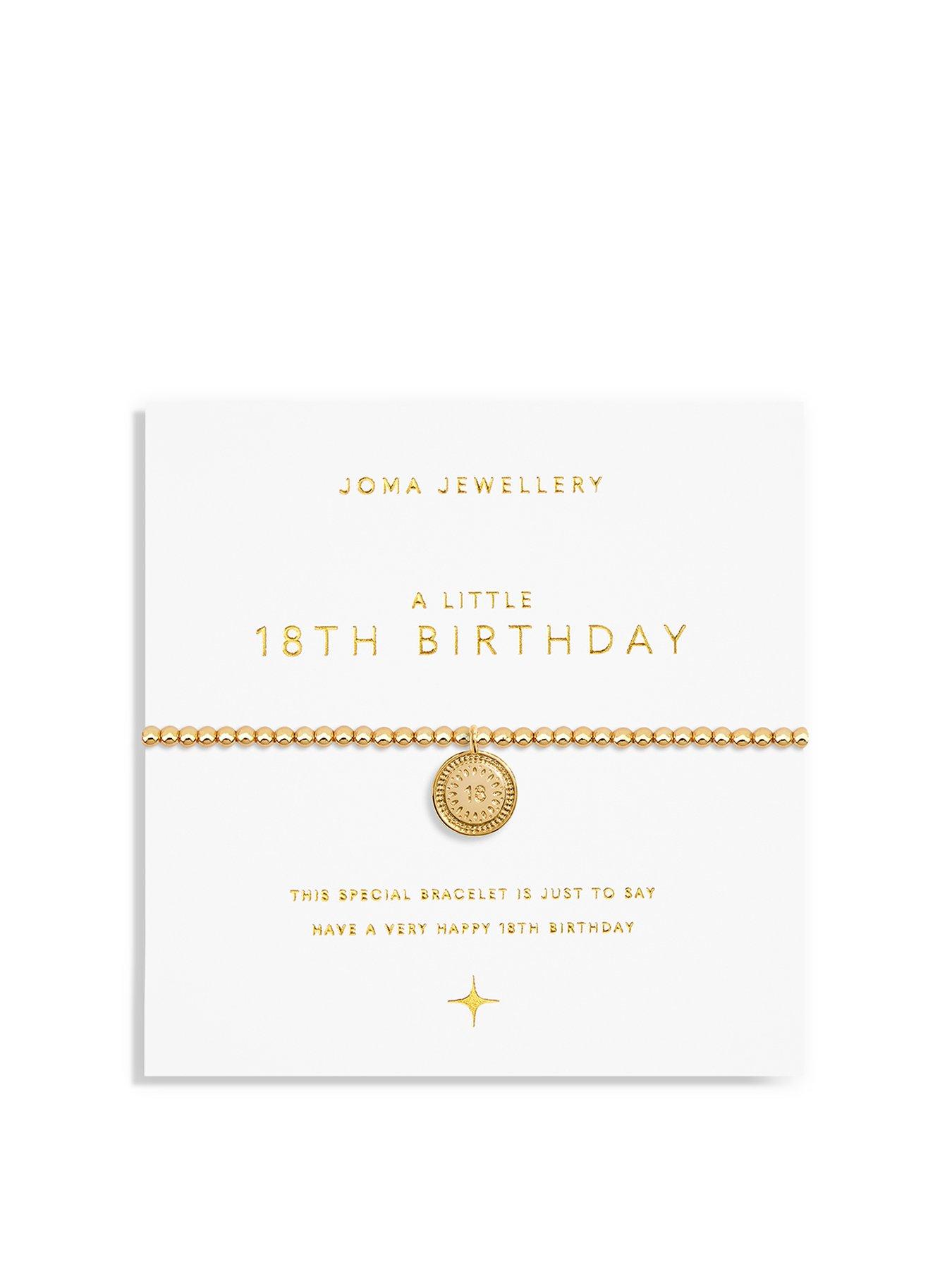 undefined A Little 18th Birthday Bracelet In Gold Plating