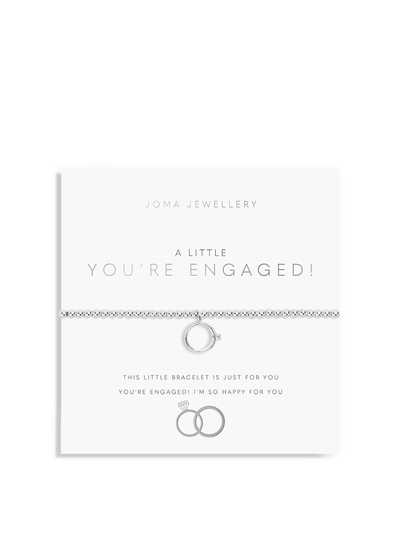 undefined A LITTLE , YOU'RE ENGAGED! , Silver , Bracelet , 17.5cm stretch