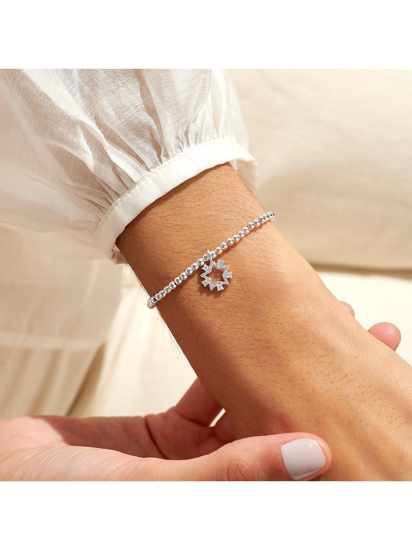 Image 4 of 5 of Joma Jewellery A Little Biggest Supporter Bracelet In Silver Plating