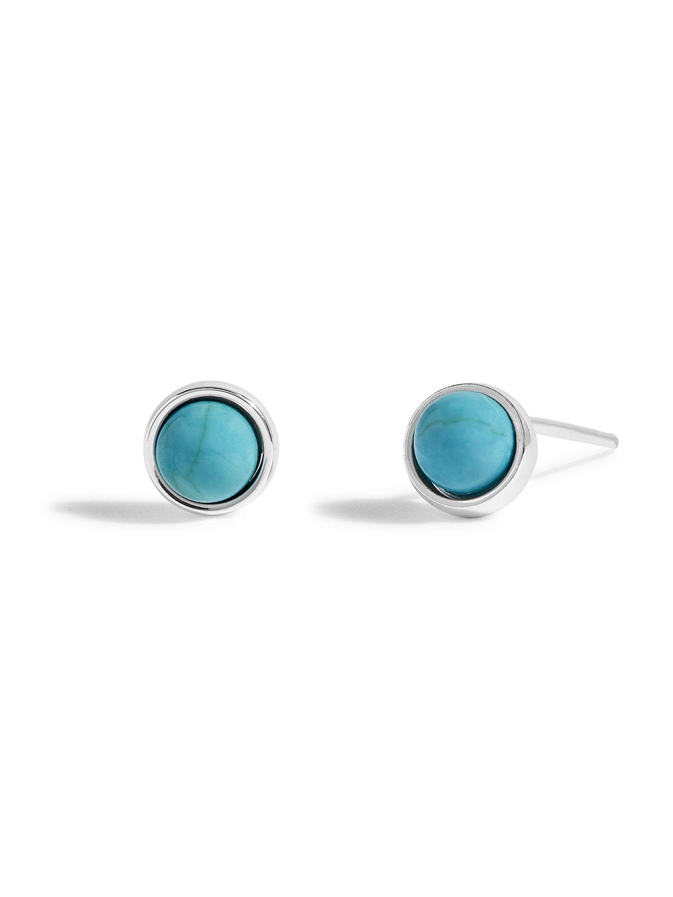  image of joma-jewellery-birthstone-boxed-earrings-in-silver-plating