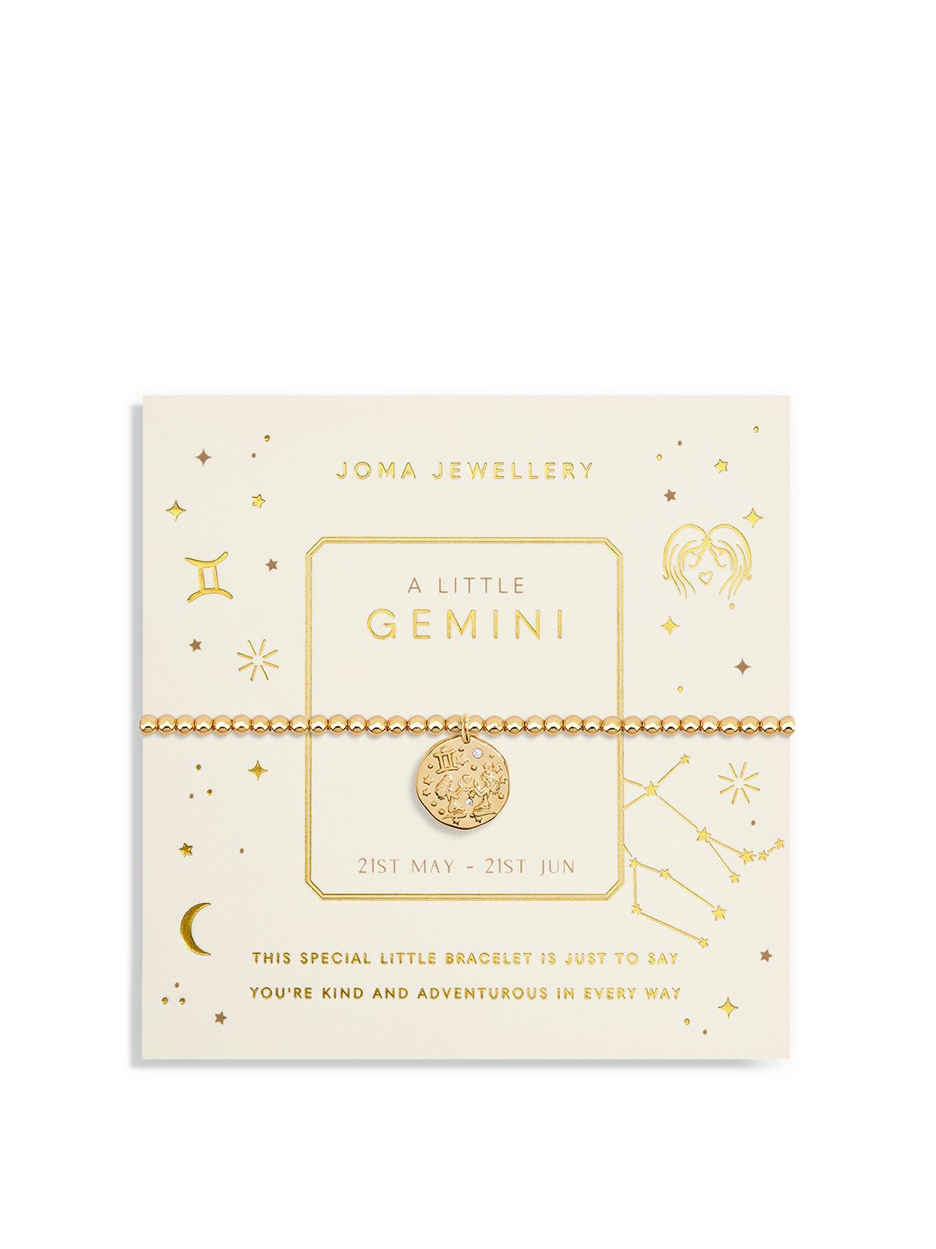undefined Star Sign A Little Gemini Bracelet In Gold Plating