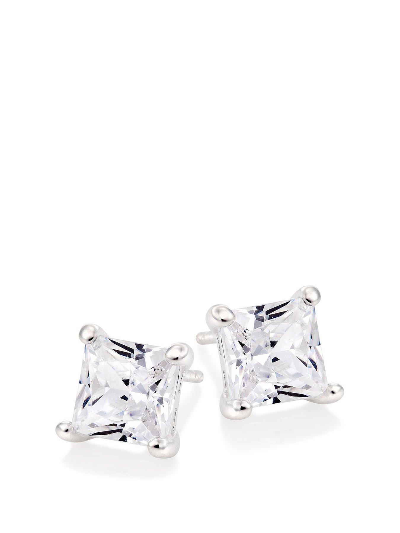 Beaverbrooks Cubic Zirconia Stud Earrings