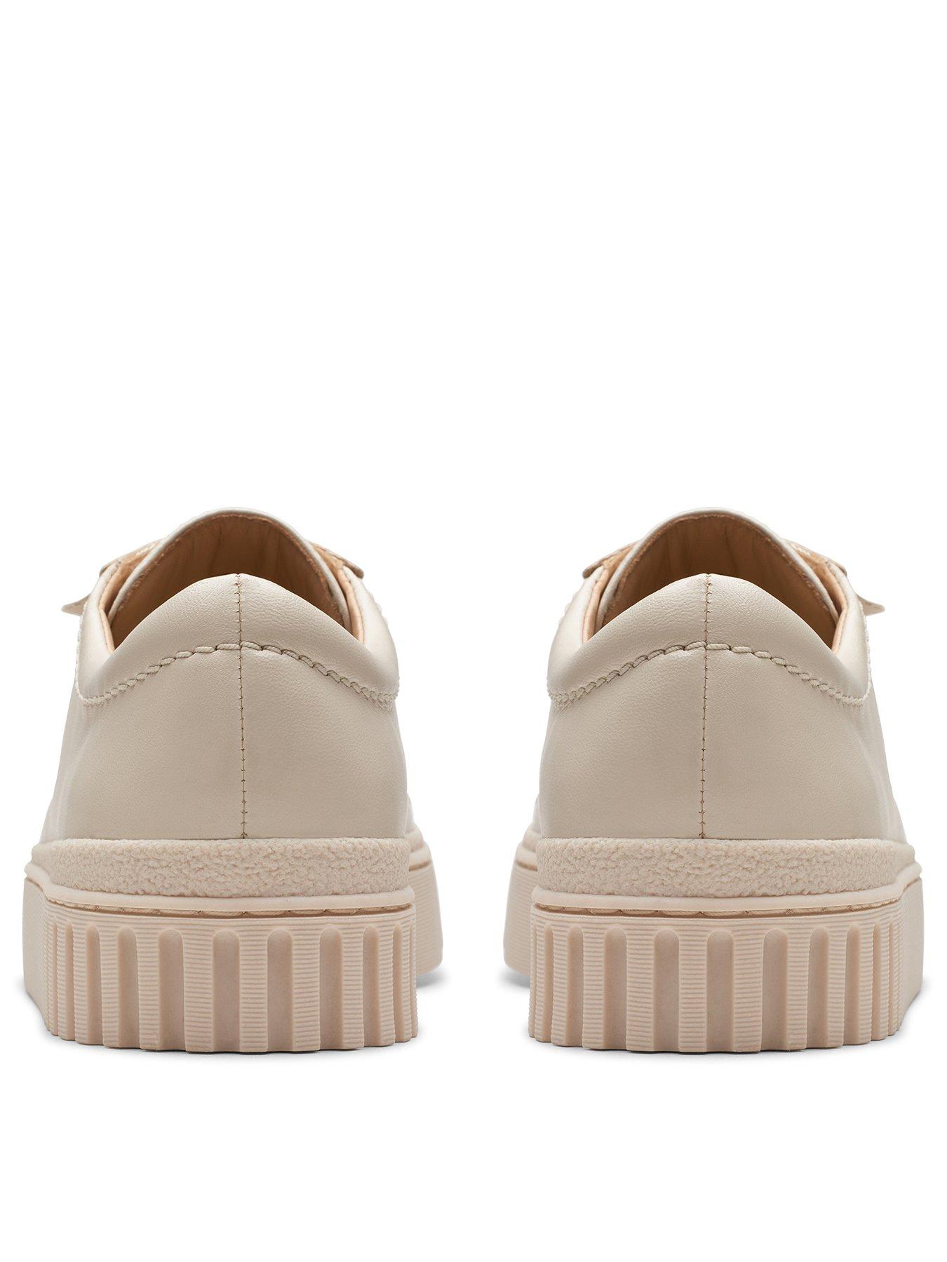 Cream platform sale trainers