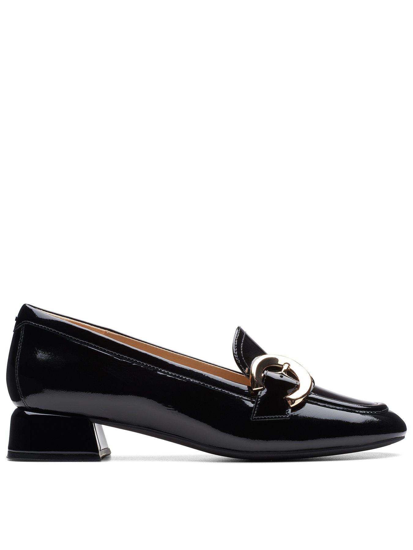 Clarks shop heeled loafers