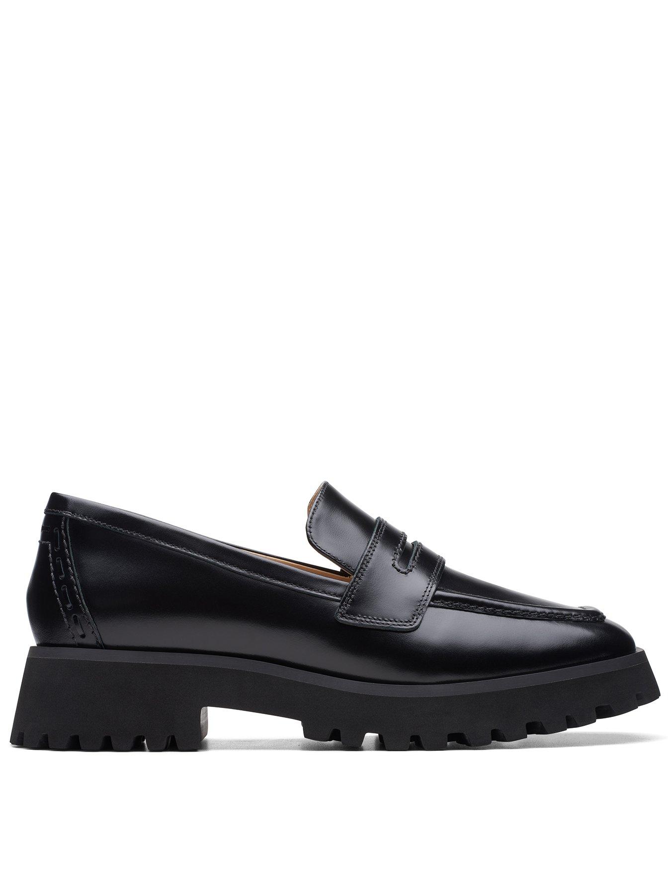 undefined Stayso Edge Leather Classic Loafers - Black
