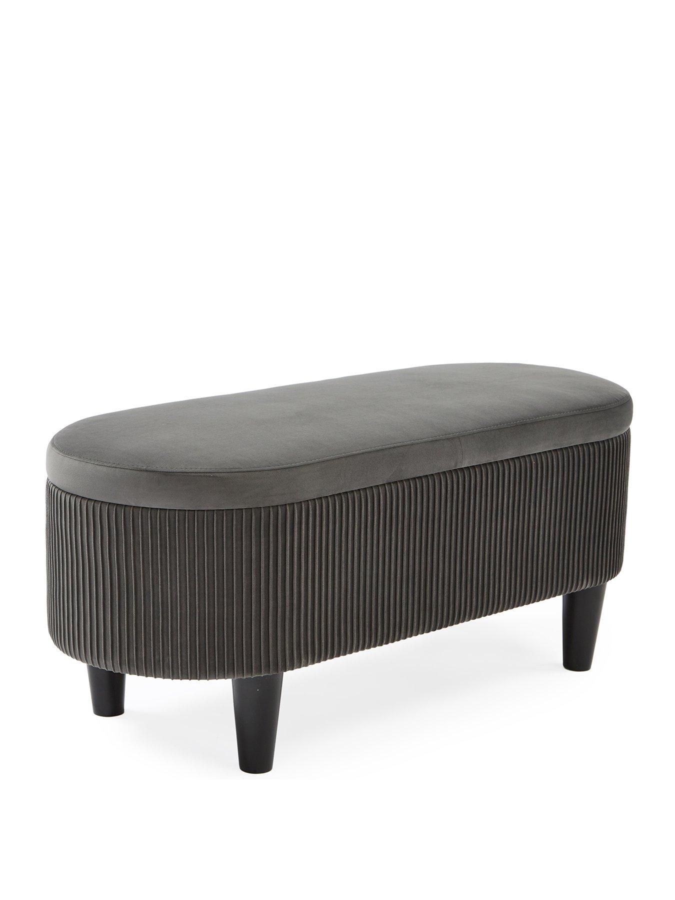  image of the-very-collection-serenity-pleated-ottoman