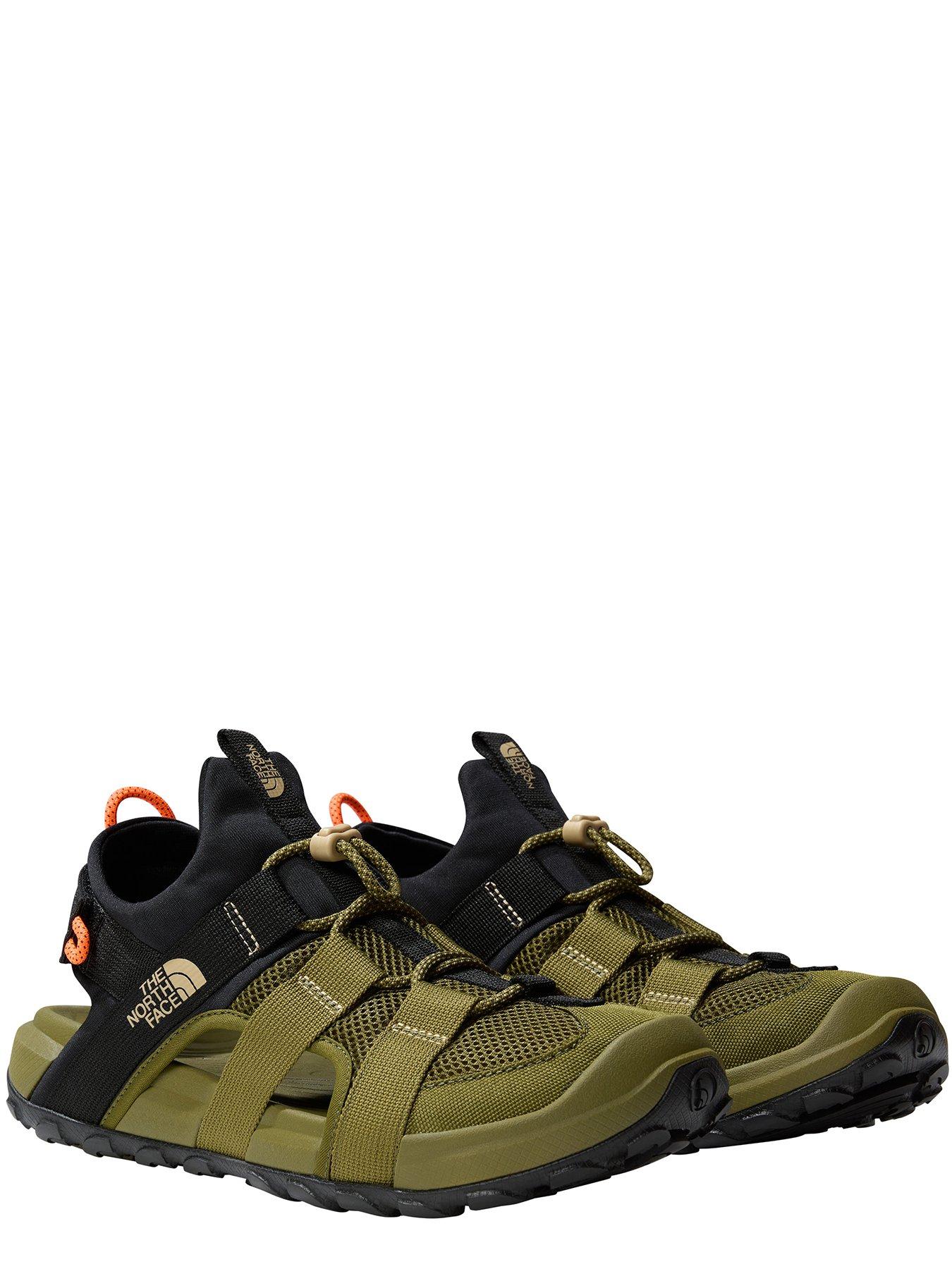  image of the-north-face-mens-explore-camp-sandals-greenblack