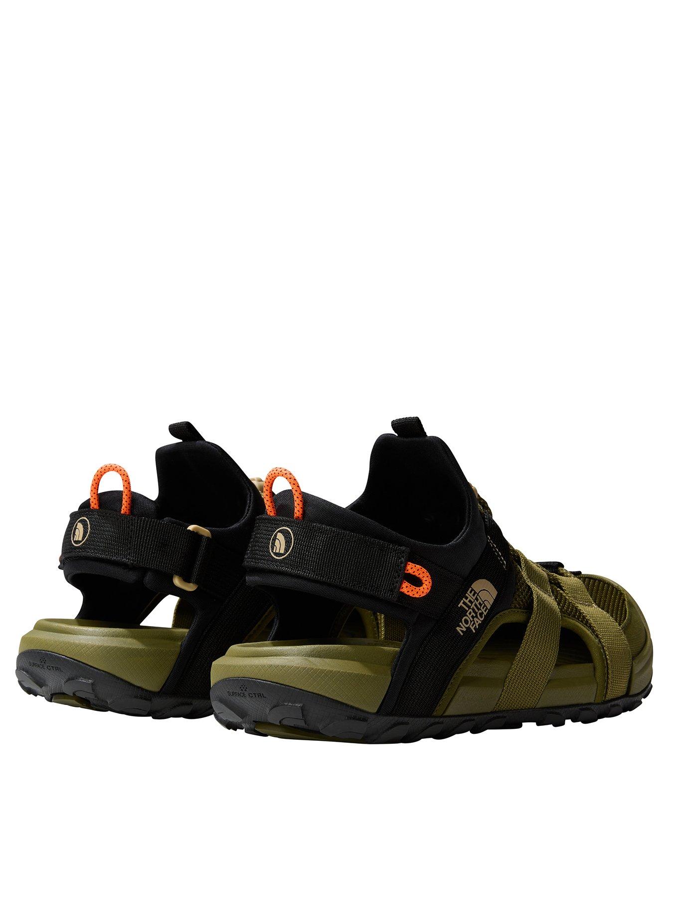 image of the-north-face-mens-explore-camp-sandals-greenblack
