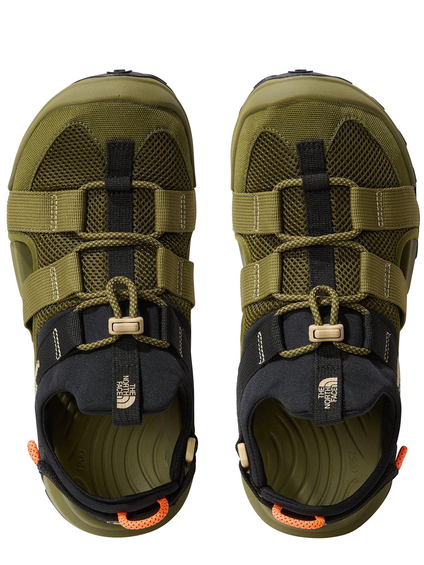  image of the-north-face-mens-explore-camp-sandals-greenblack