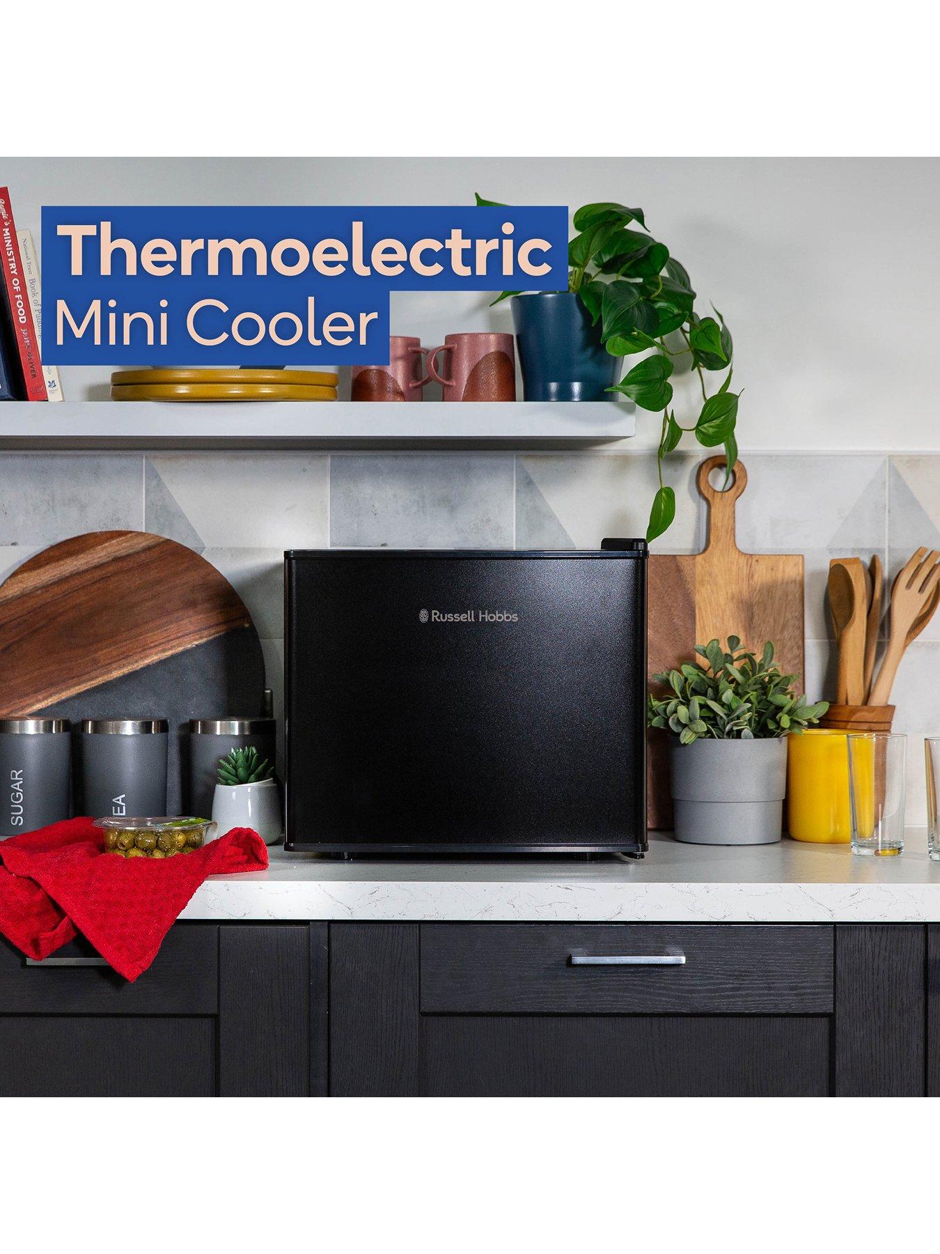  image of russell-hobbs-rh17clr1001b-17l-cooler-freestanding-fridge-black