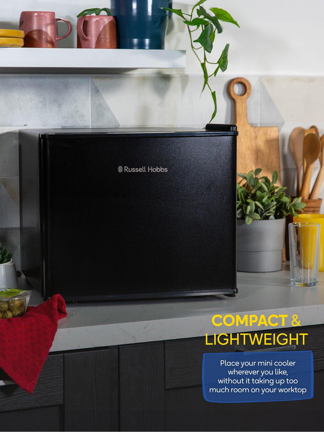  image of russell-hobbs-rh17clr1001b-17l-cooler-freestanding-fridge-black