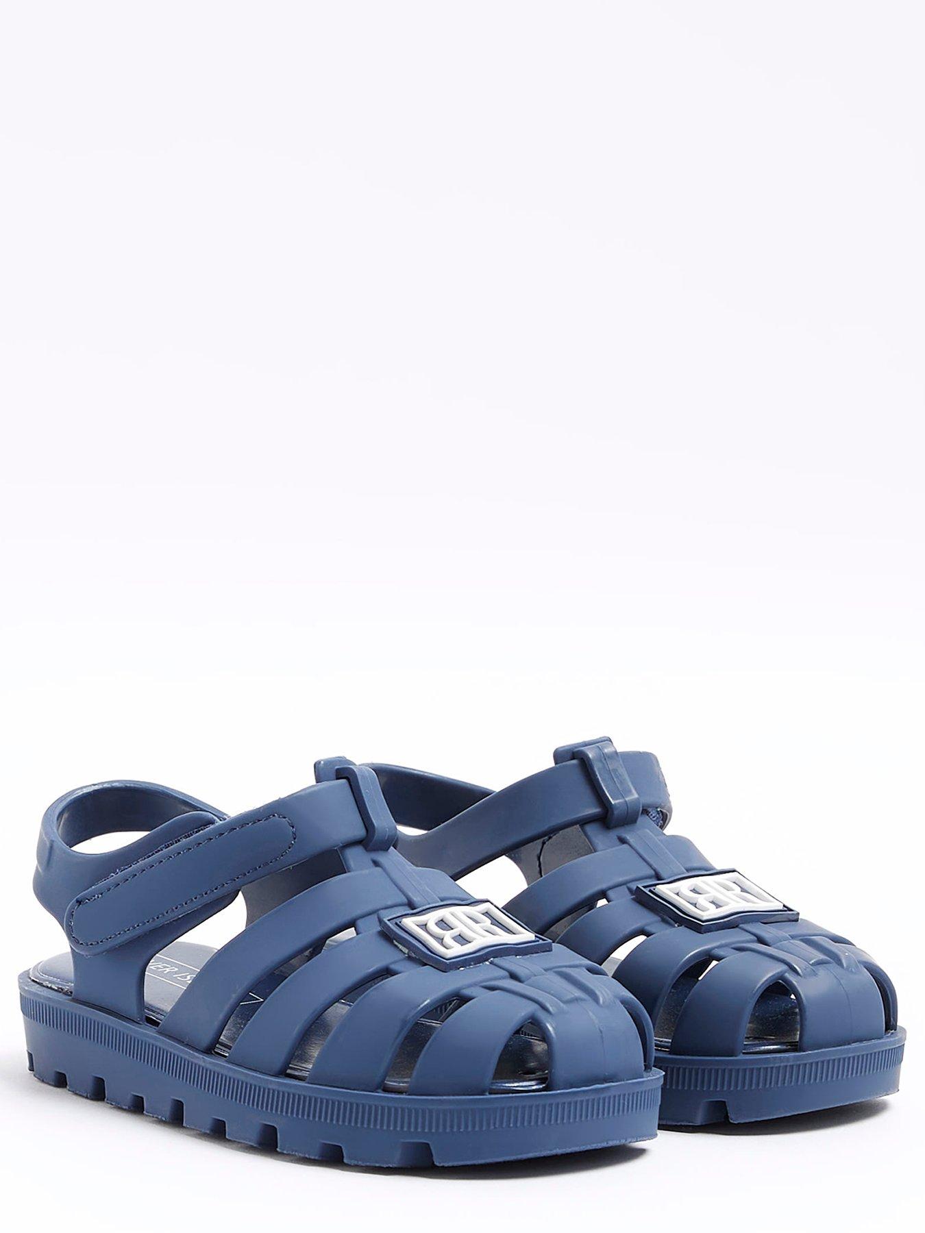 Mini Boys Jelly Sandals Navy