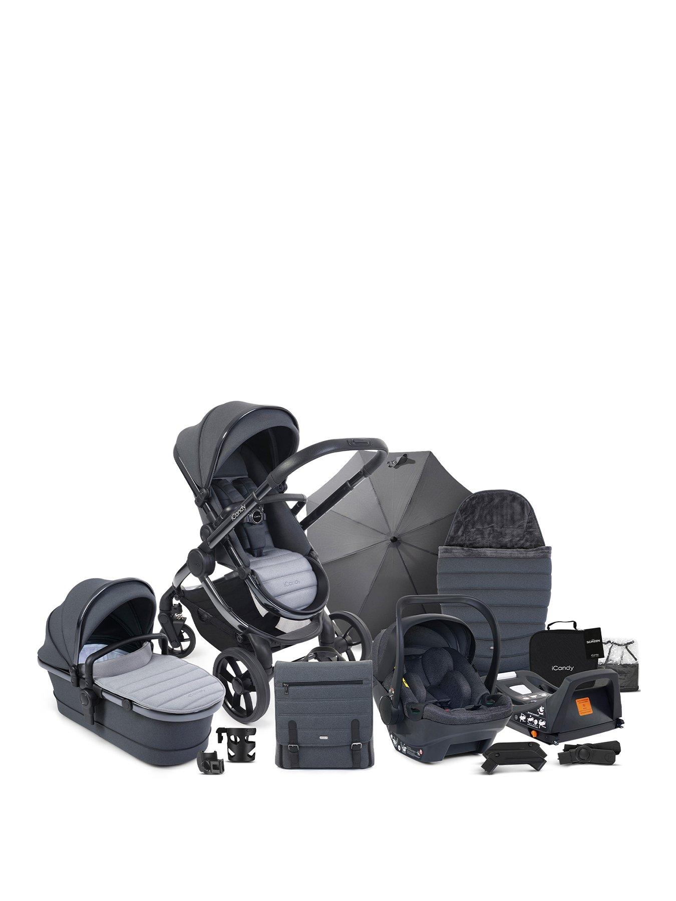undefined Peach 7 Travel System - Truffle