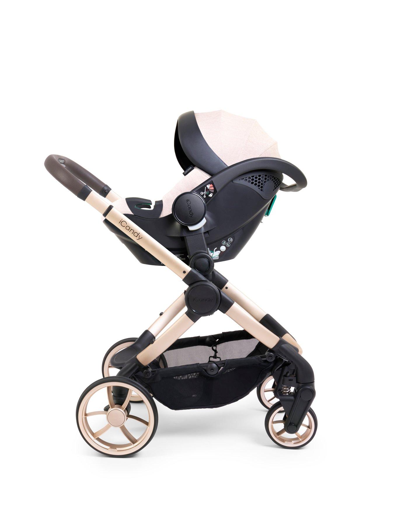 Image 3 of 8 of iCandy Peach 7 Editions Travel System with Cocoon 360 Car Seat - Biscotti