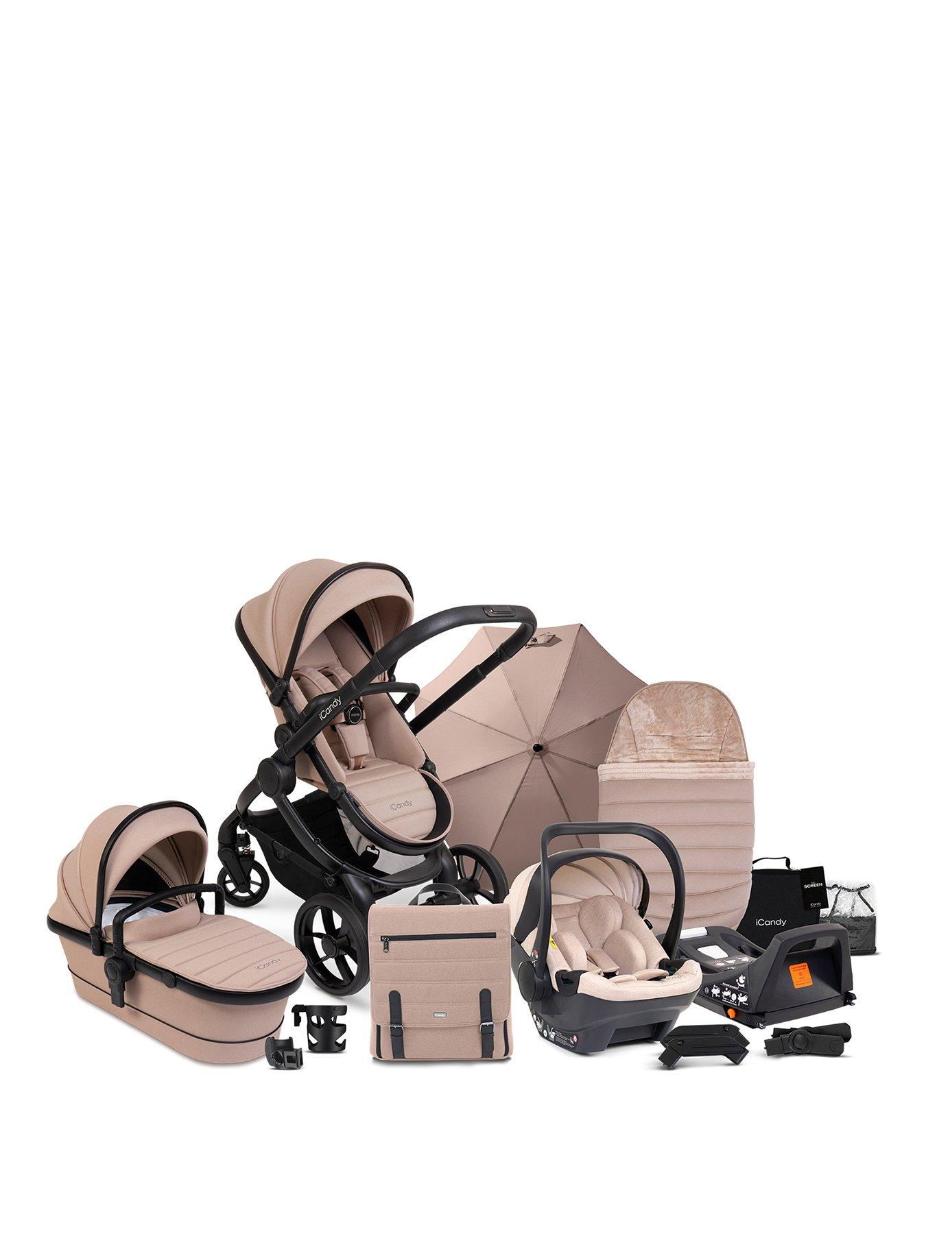 Image 1 of 8 of iCandy Peach 7 Travel System with Cocoon 360 Car Seat - Cookie