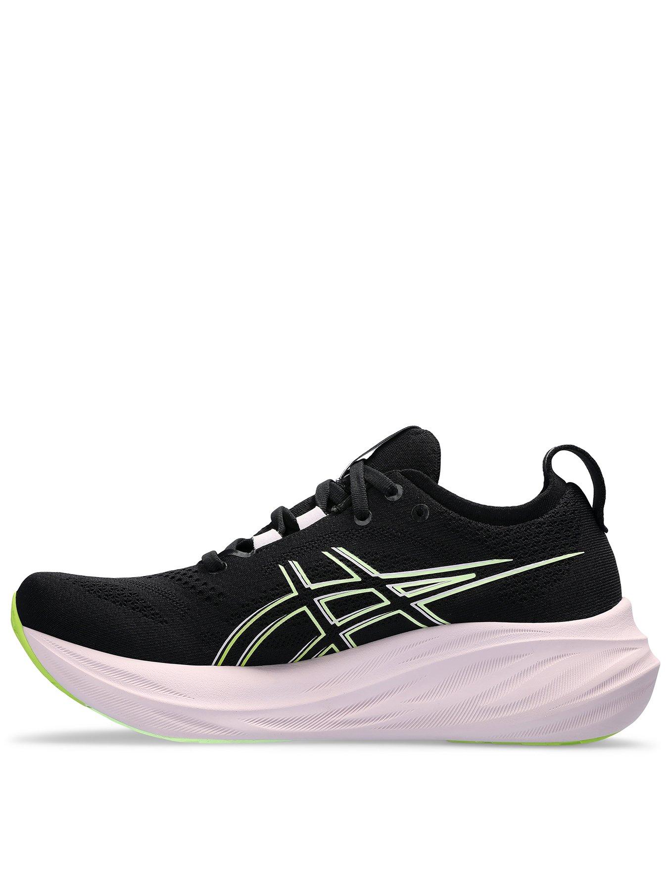 Asics Women s Gel Nimbus 26 Running Trainers Black Pink