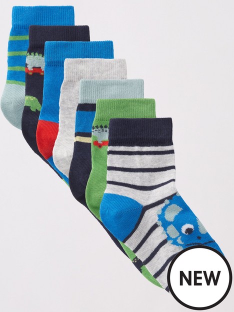 mini-v-by-very-boys-dinosaur-7-pack-socks