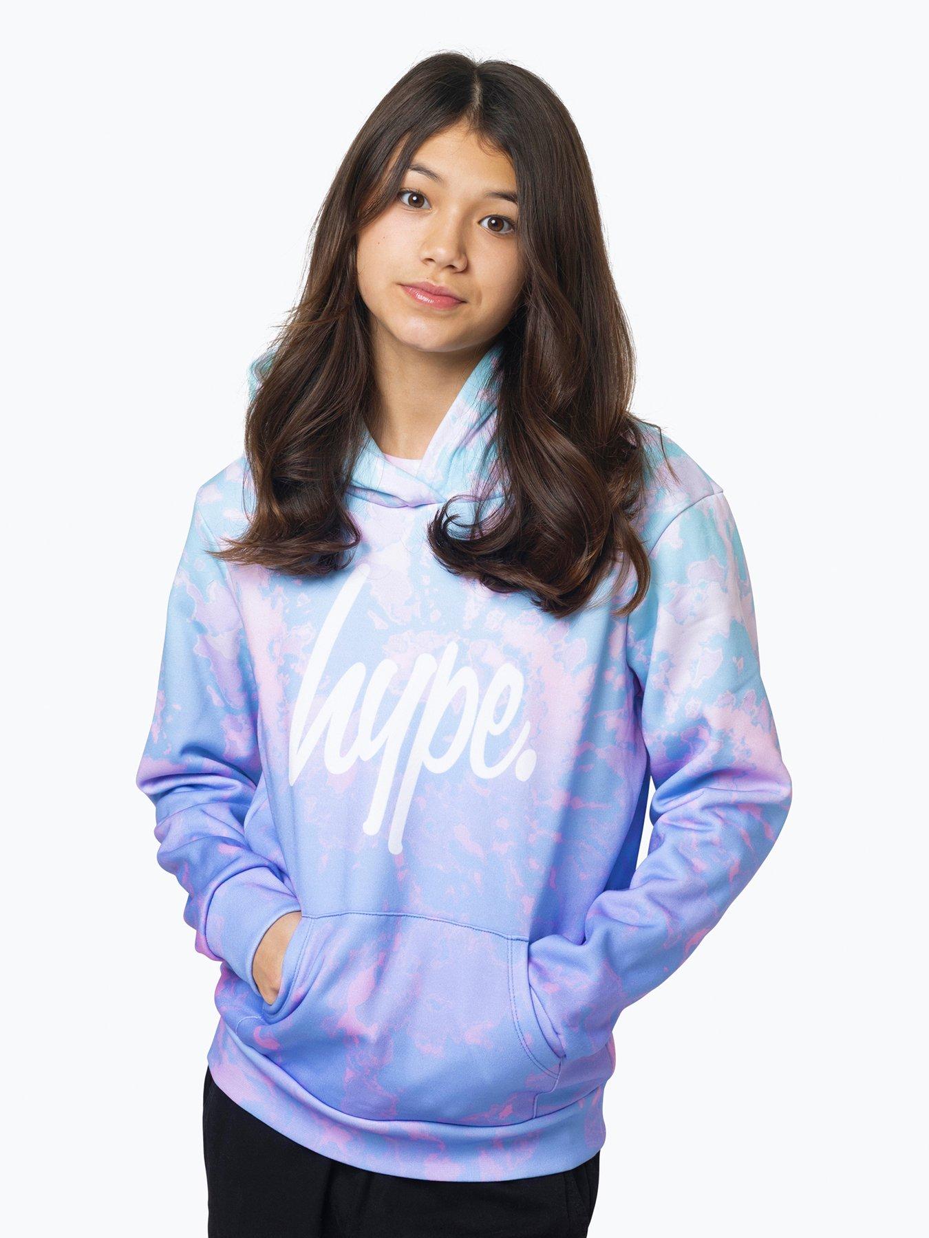 Tie dye hoodie girls sale