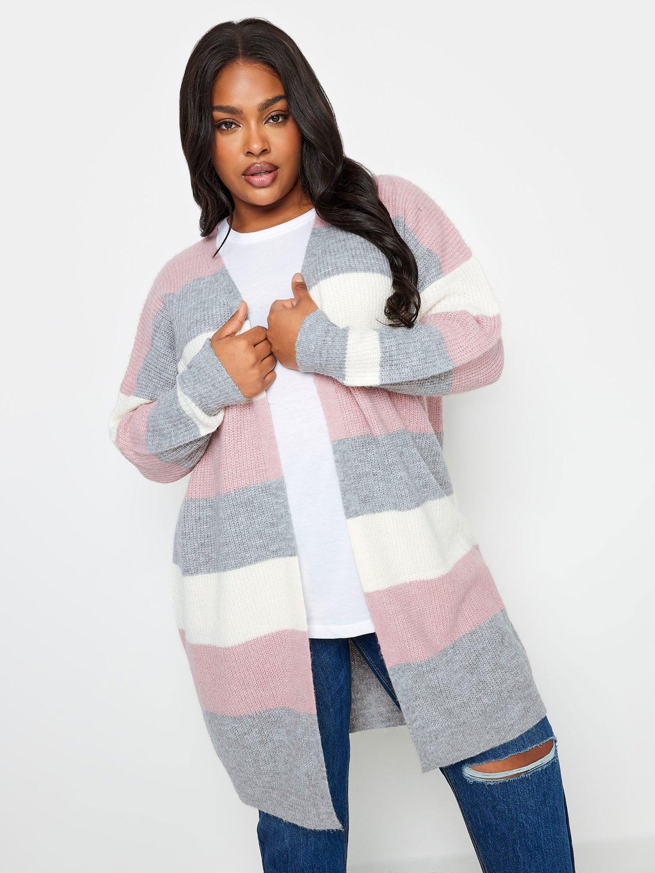 Colour block outlet cardigan