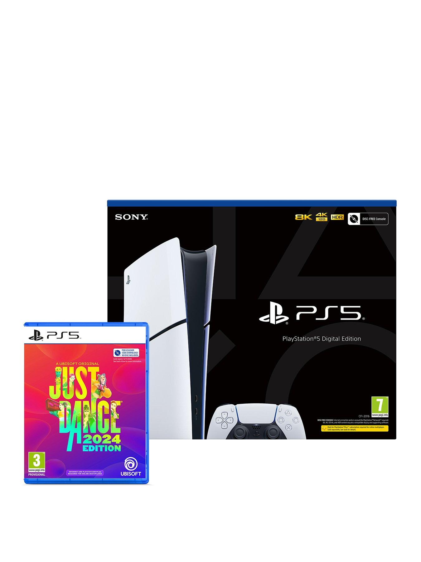 PlayStation 5 Digital Edition (model group - slim) & Just Dance
