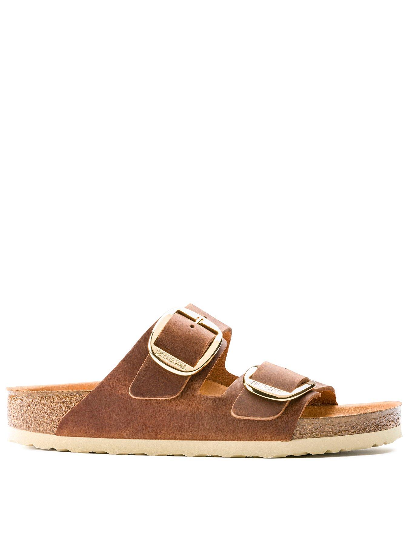 Birkenstock Arizona Big Buckle Oiled Leather Sandal - Brown