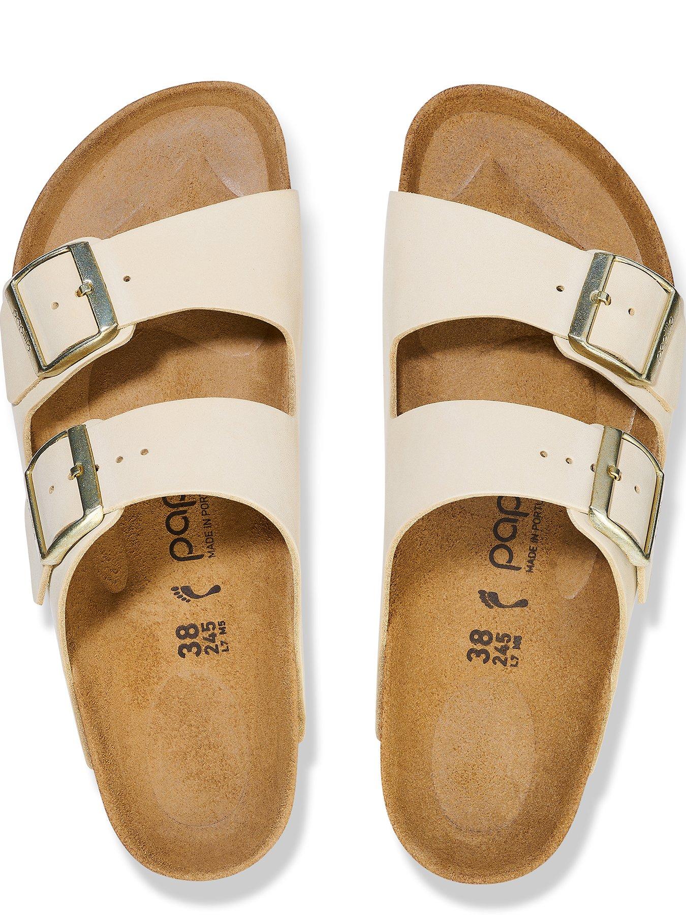  image of birkenstock-papillio-arizona-platform-flex-lenb-ecru