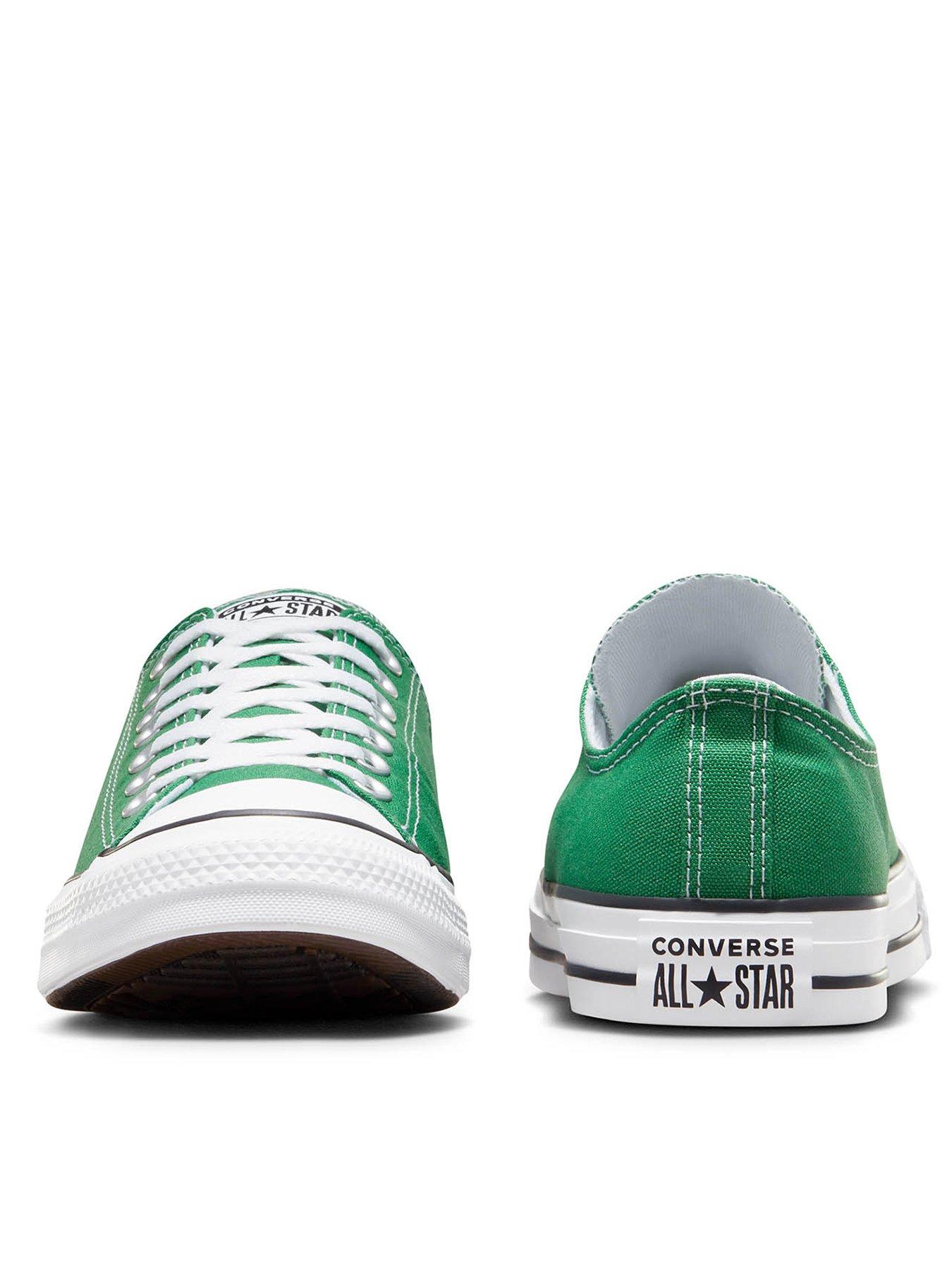 Converse Mens Ox Trainers Bright Green littlewoods